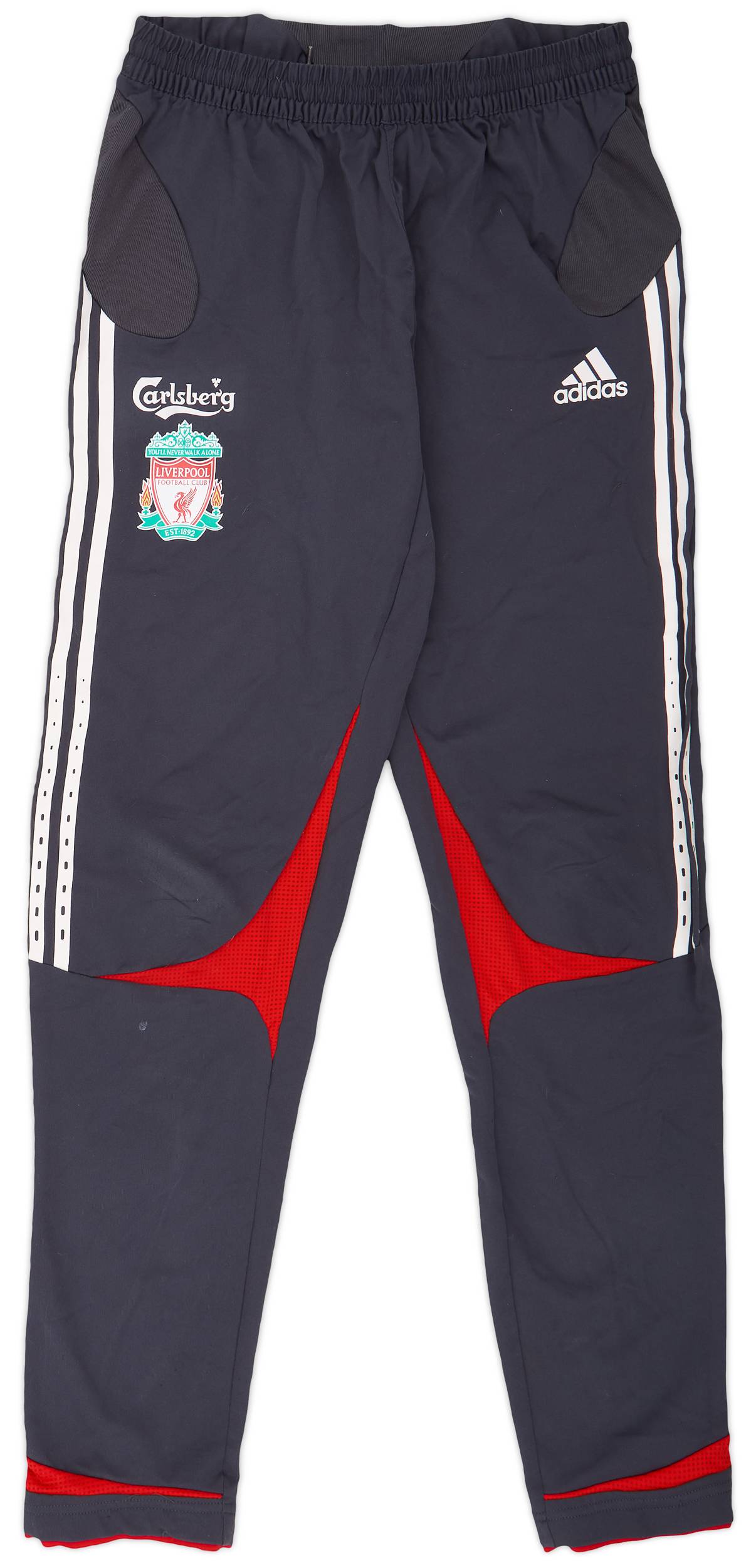 2006-07 Liverpool Player Issue adidas Track Pants/Bottoms - 7/10 - (M)