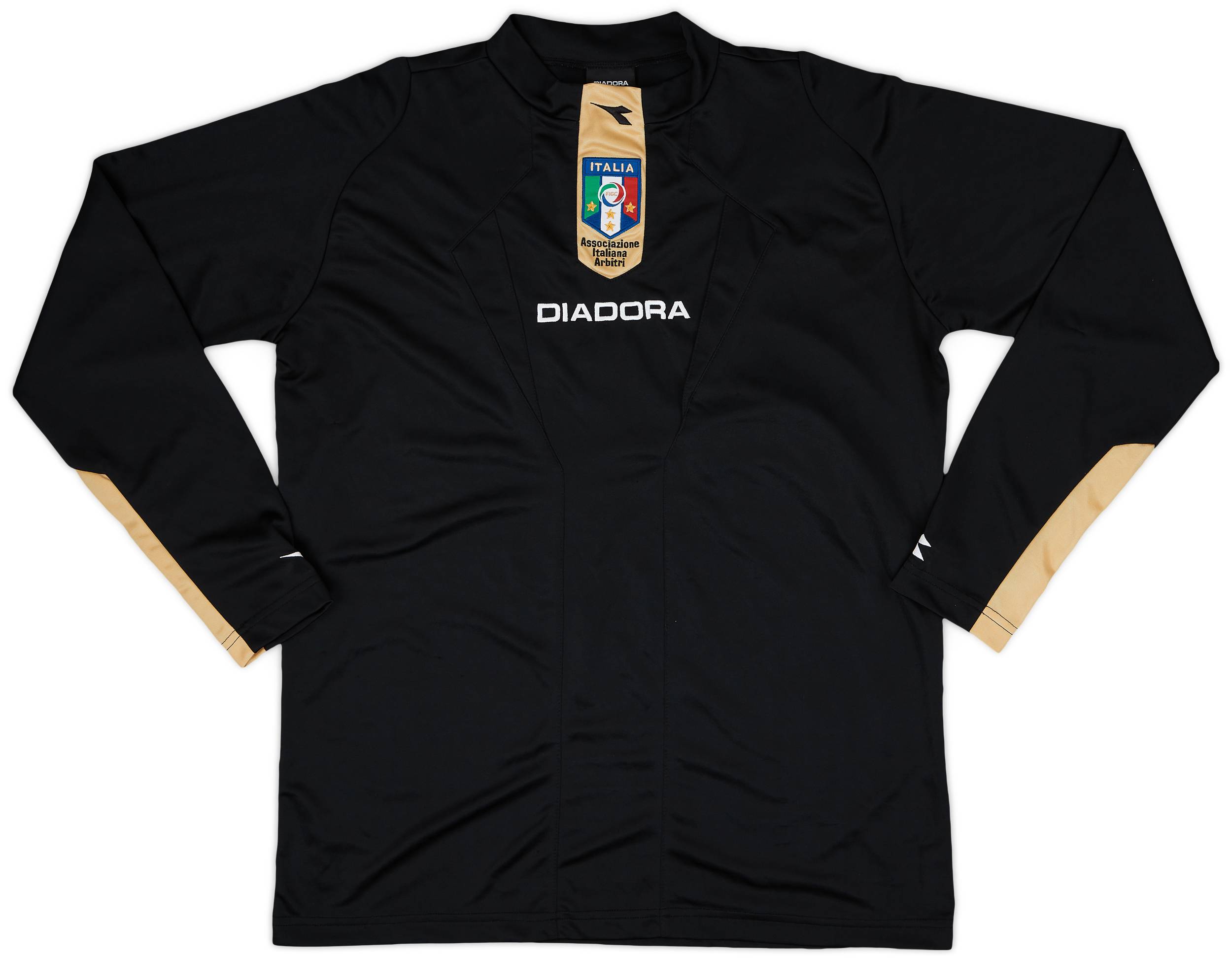 2007-09 Italy Diadora Referee L/S Shirt - 9/10 - (M)