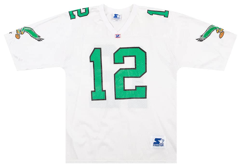 1985 90 Philadelphia Eagles Cunningham 12 Starter Jersey Away M