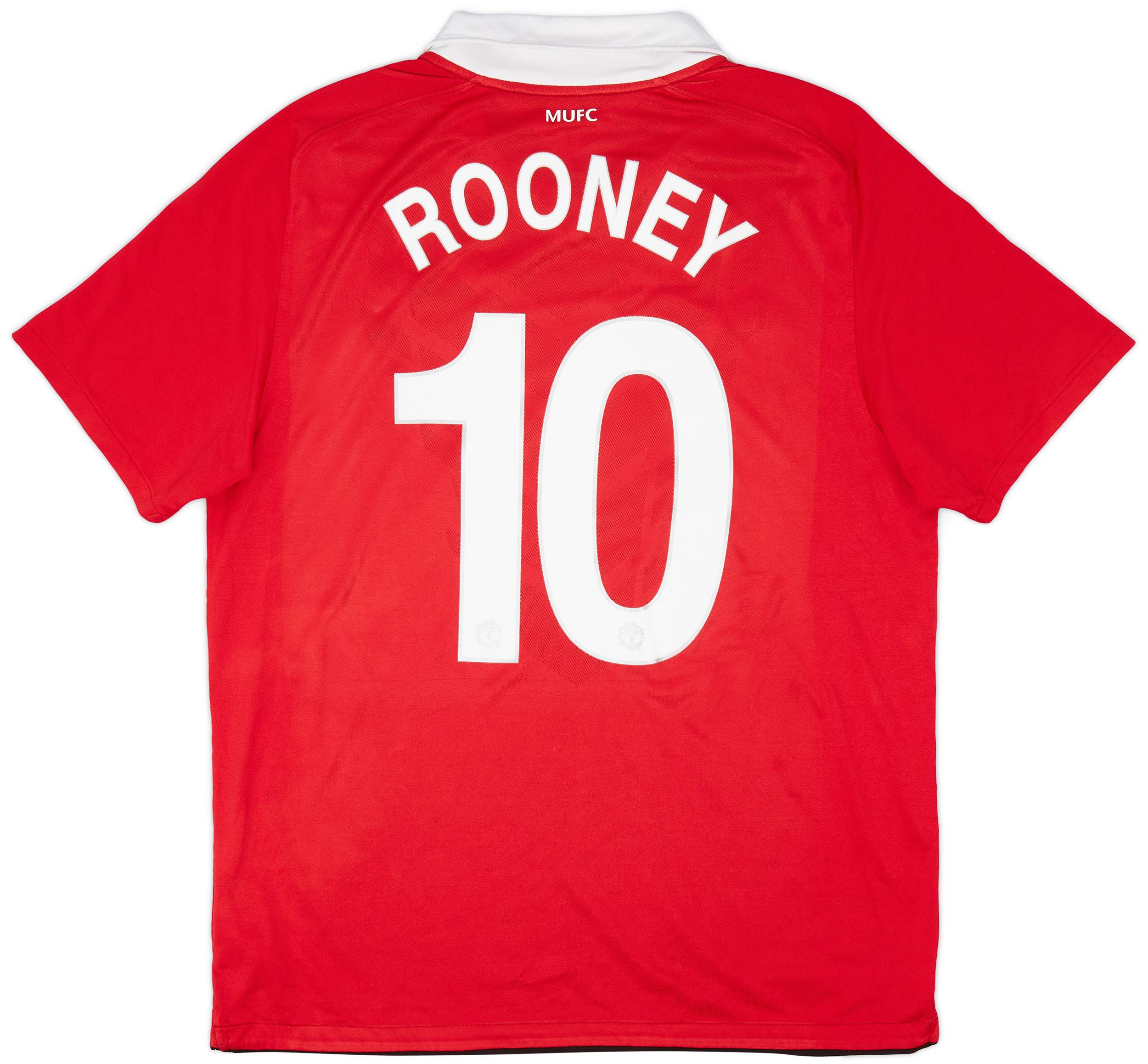 2010-11 Manchester United Home Shirt Rooney #10