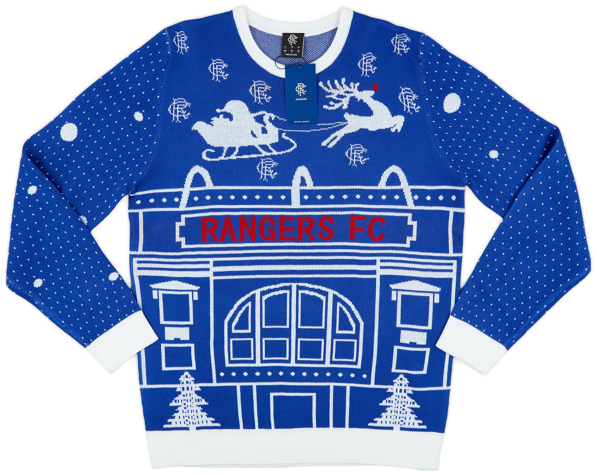 2023 24 Rangers Christmas Jumper L