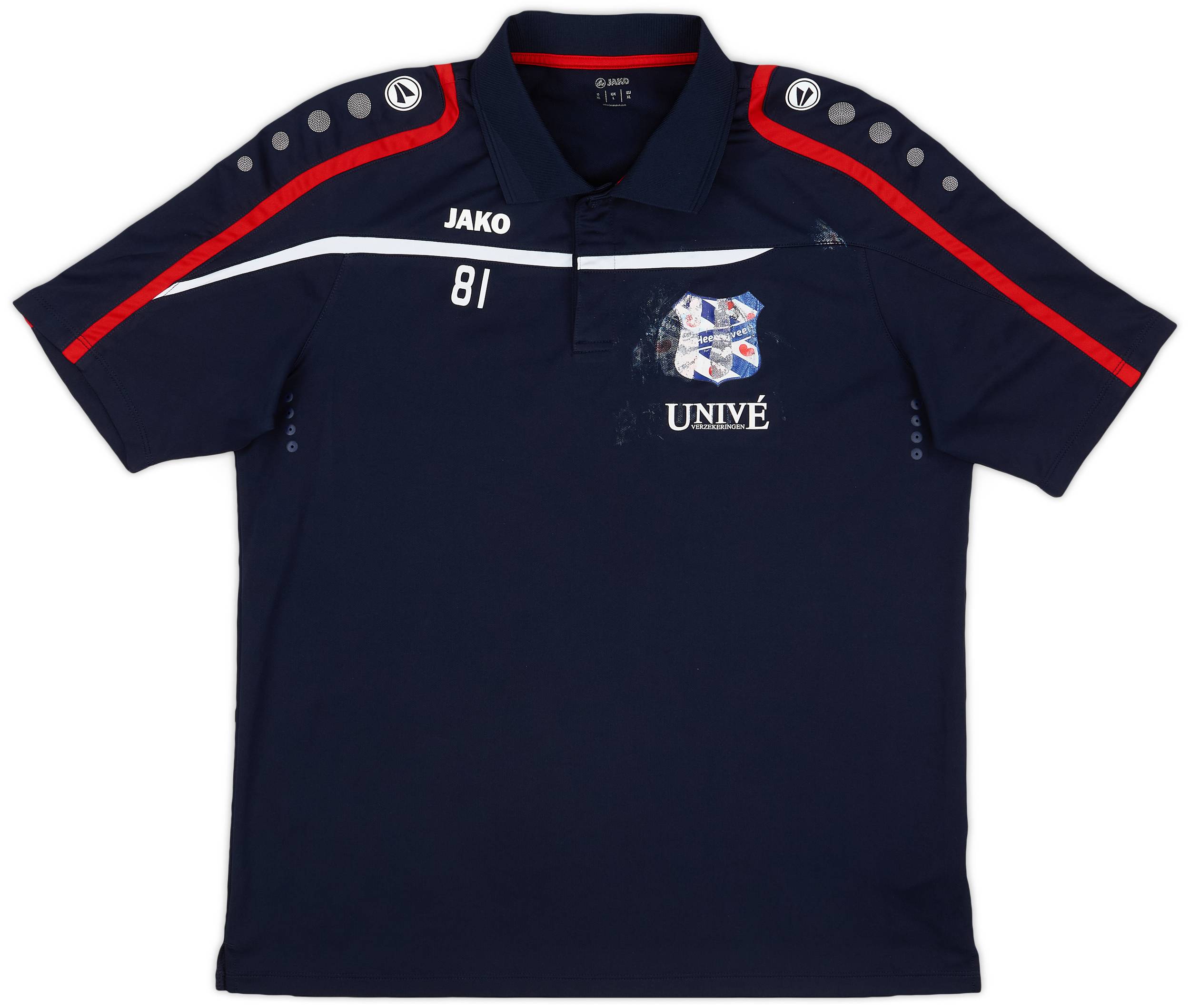 2010s Heerenveen Player Issue Jako Polo Shirt #81 - 3/10 - (L)