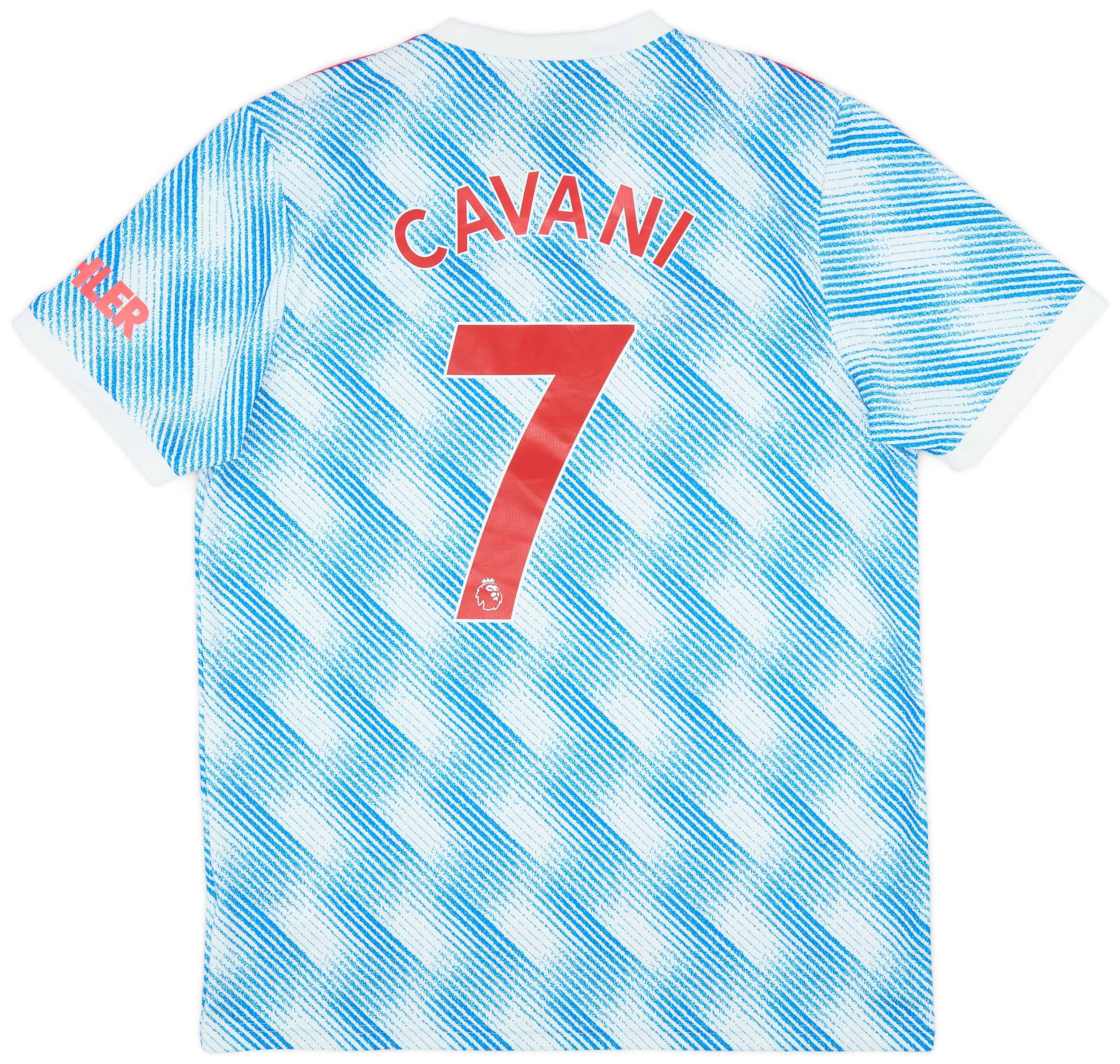 2021-22 Manchester United Away Shirt Cavani #7 - 9/10 - (L)