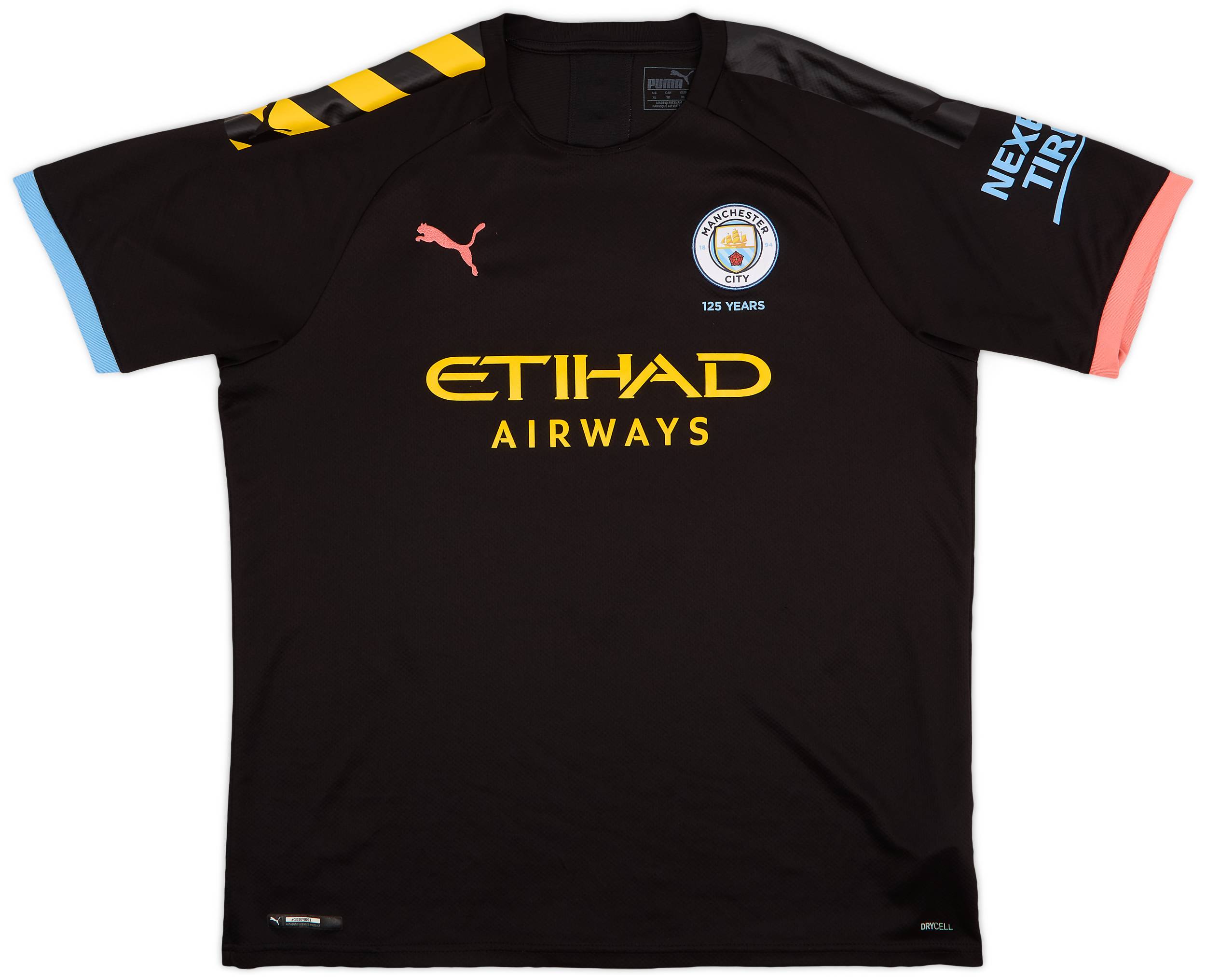 19-20 Manchester City デブライネ #17 2019-20 Manchester City Away Shirt De Bruyne #17 - 8/10 - (XL)