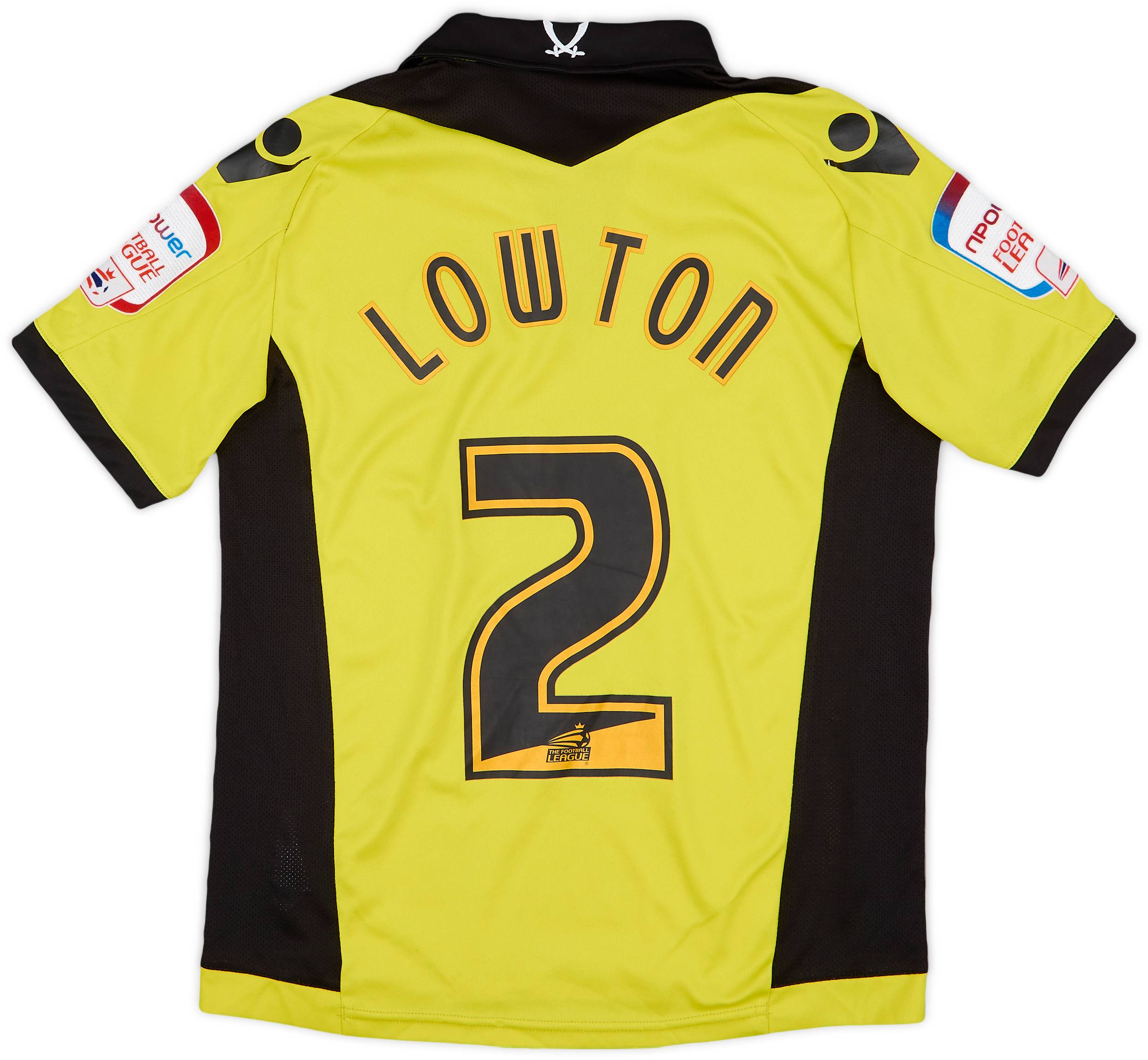 2011-12 Sheffield United Signed Away Shirt Lowton #2 - 6/10 - (L.Boys)