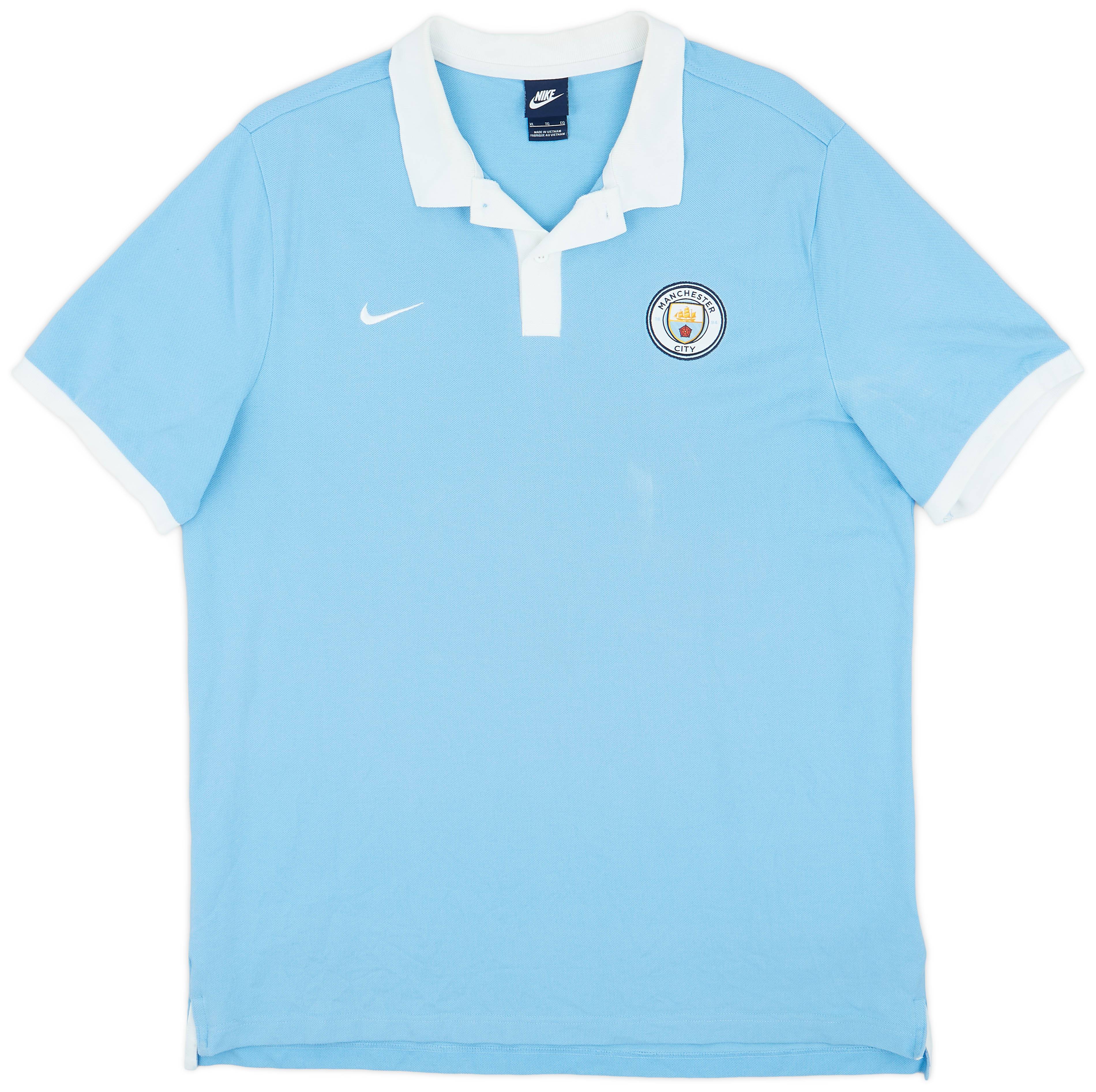 2016-17 Manchester City Nike Polo Shirt - 9/10 - (XL)