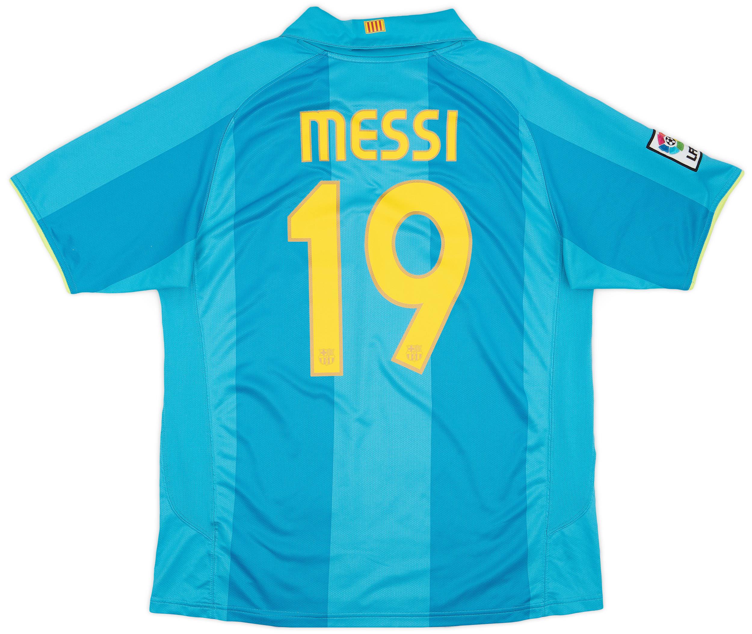 2007-09 Barcelona Away Shirt Messi #19 - 5/10 - (L)