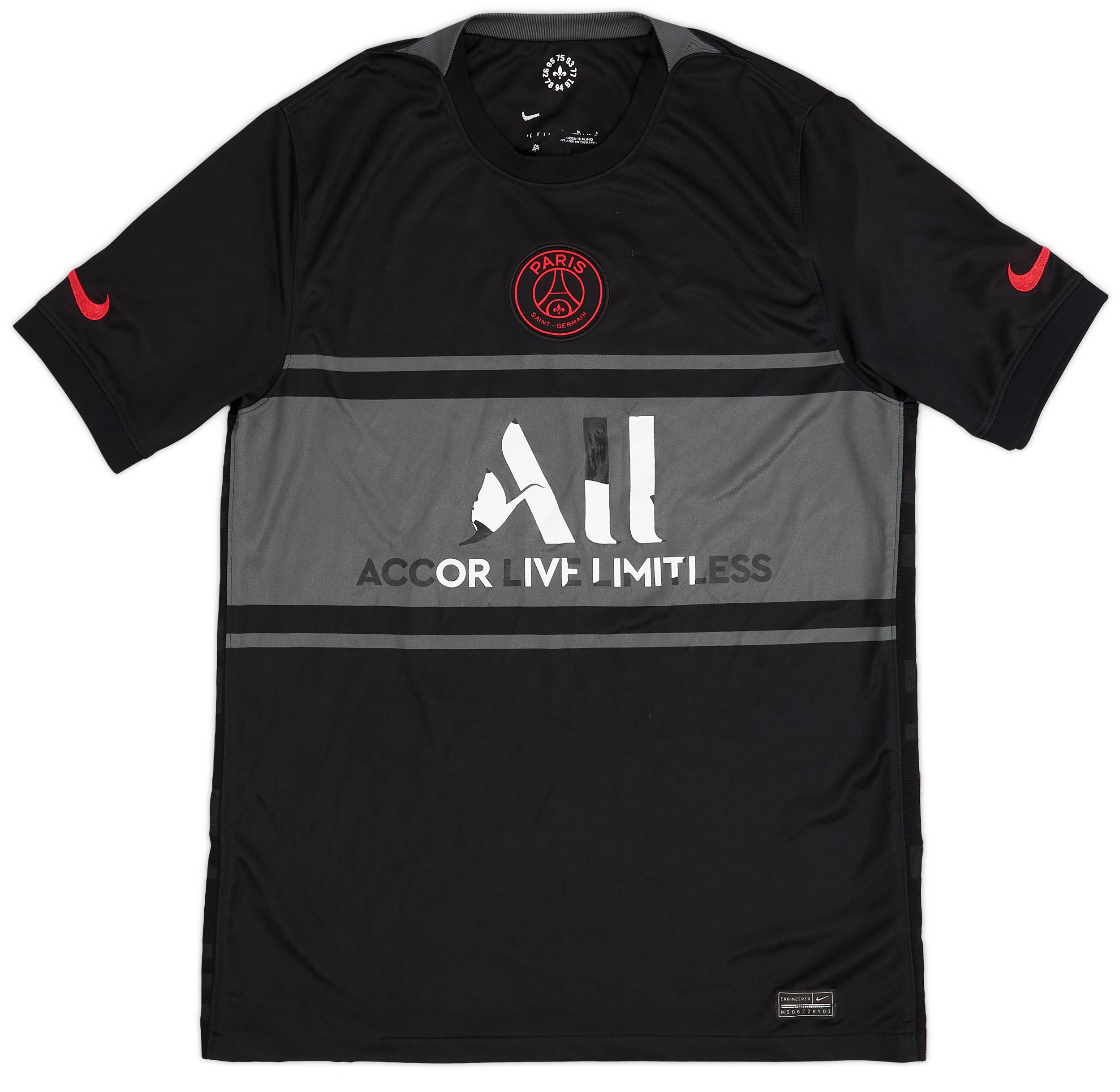 2021-22 Paris Saint-Germain Third Shirt - 3/10 - (M)