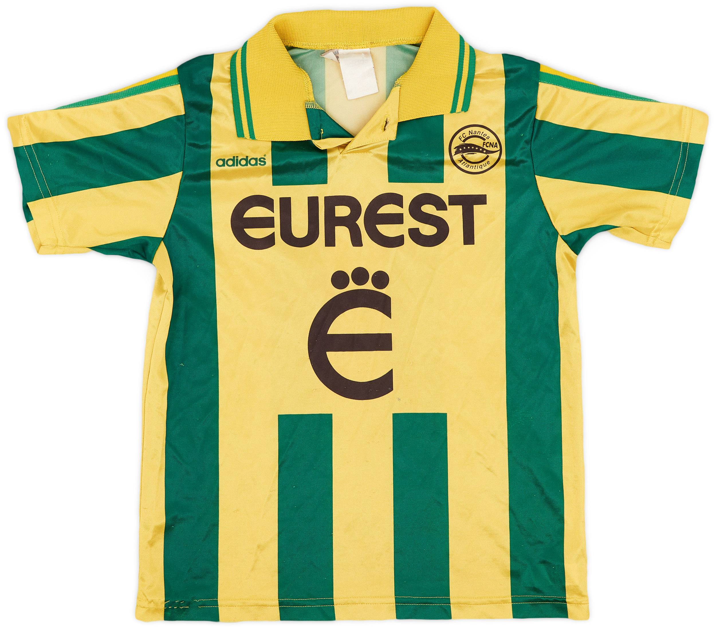 1995-96 Nantes Home Shirt - 8/10 - (M.Boys)
