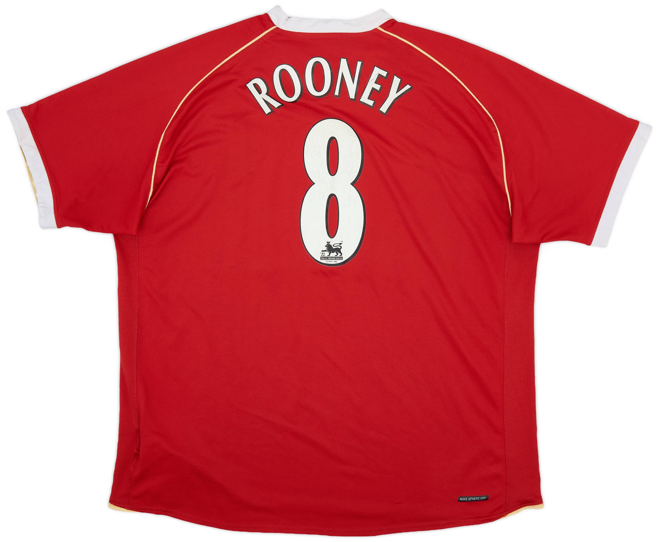 2006-07 Manchester United Home Shirt Rooney #8 - 5/10 - (XXL)