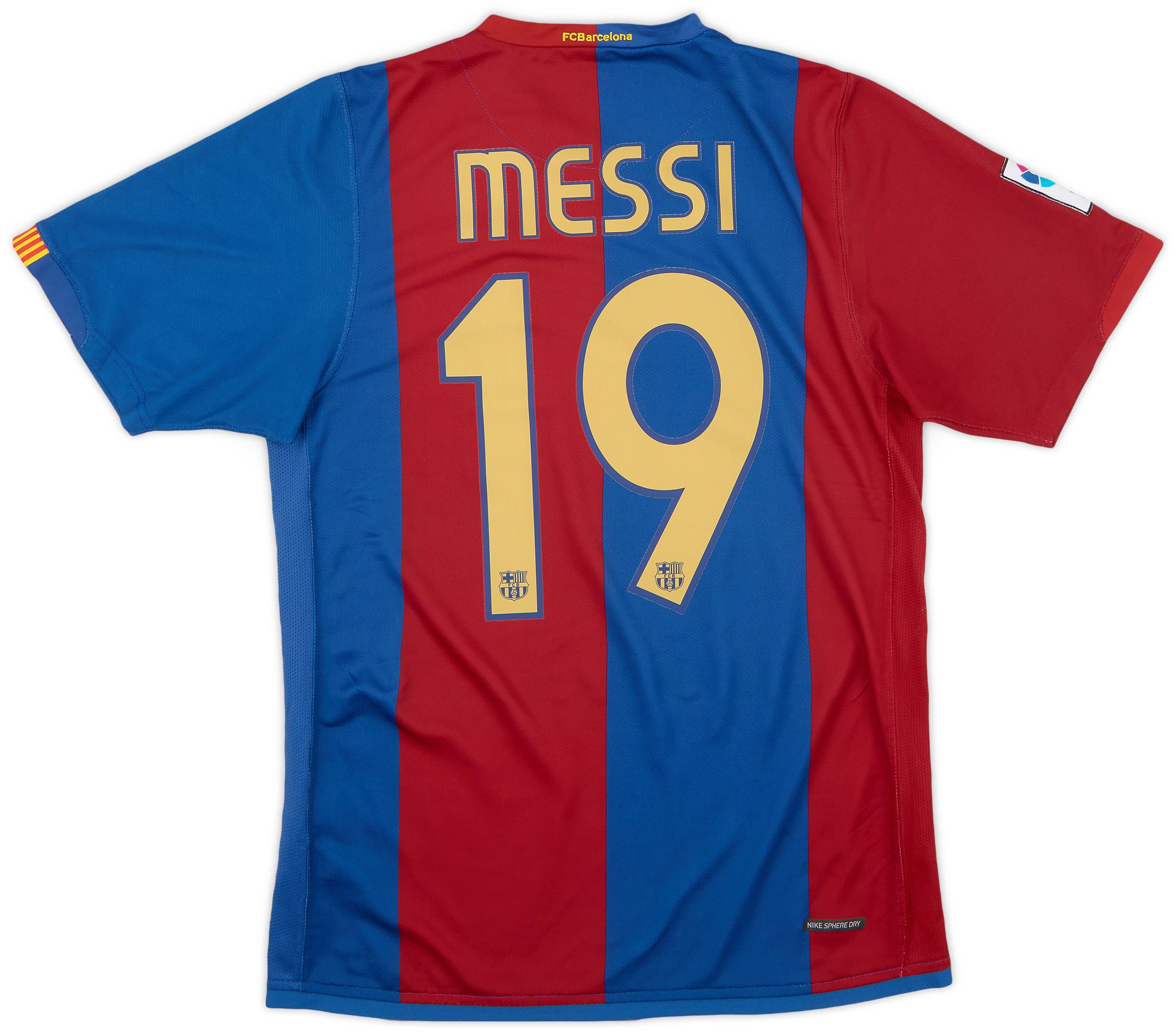 2006-07 Barcelona Home Shirt Messi #19 - 9/10 - (S)