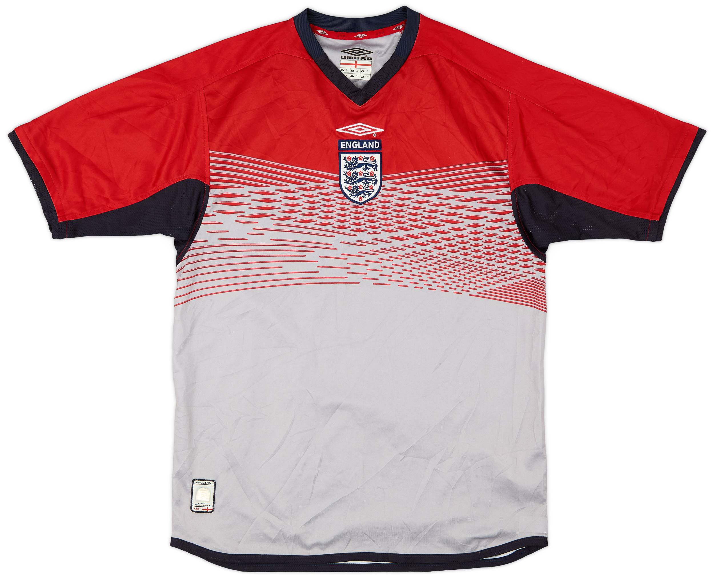 2002-03 England Umbro Training Shirt - 8/10 - (S)