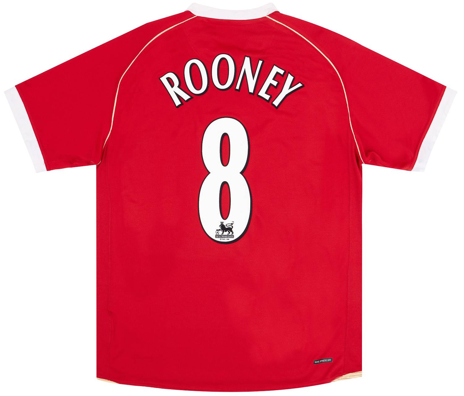 2006-07 Manchester United Home Shirt Rooney #8