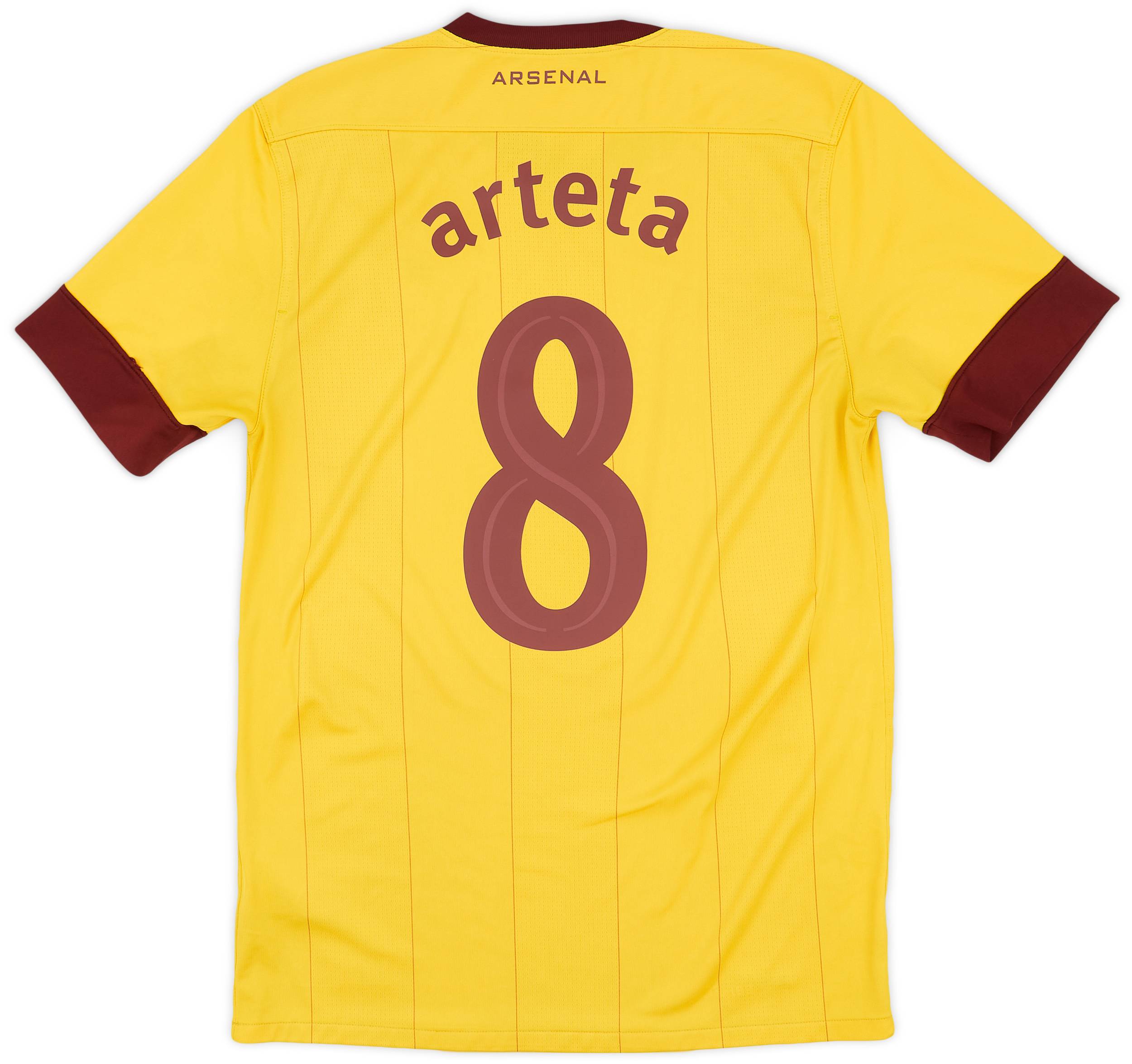 2010-13 Arsenal Away Shirt Arteta #8 - 9/10 - (S)