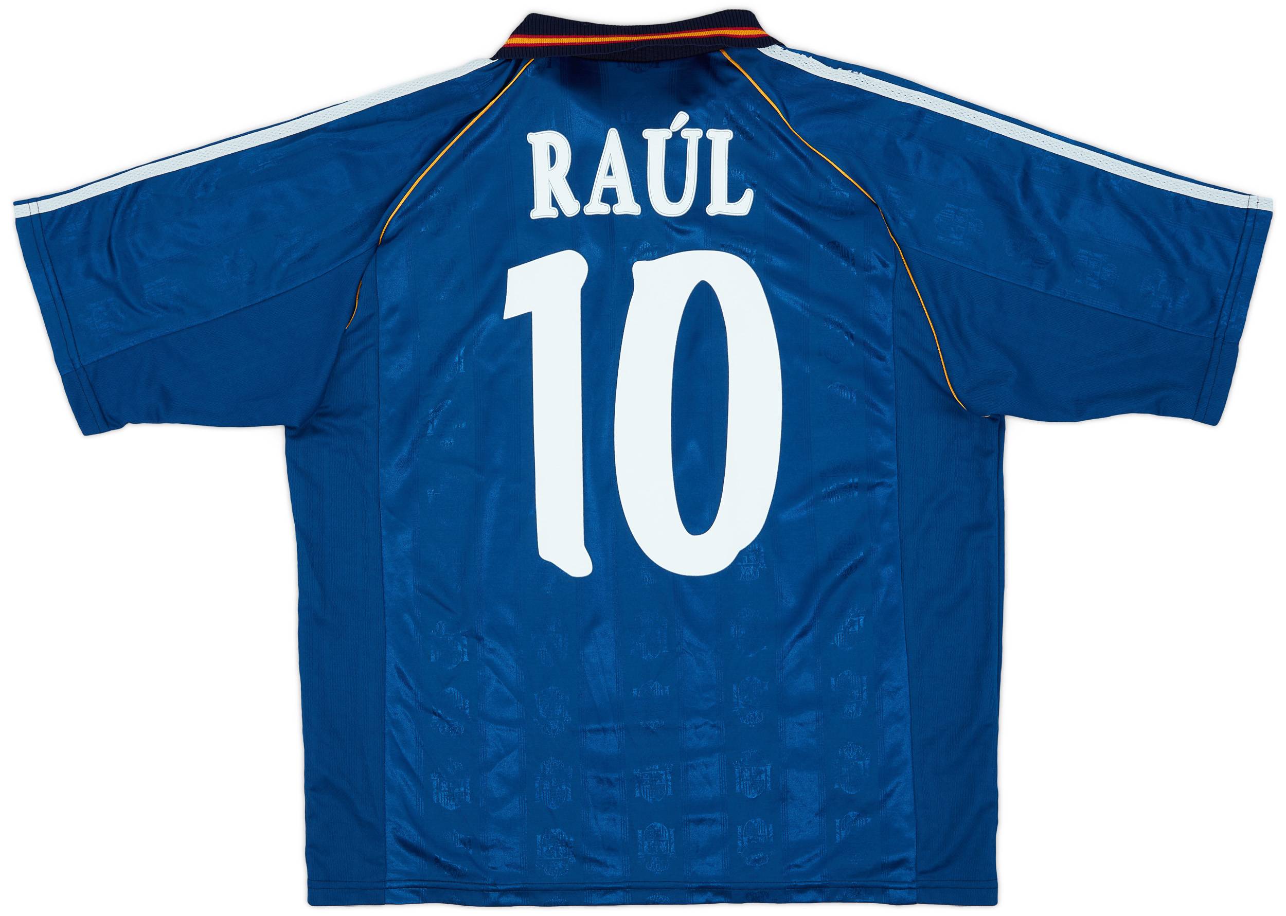 1999-00 Spain Away Shirt Raul #10 - 6/10 - (XL)