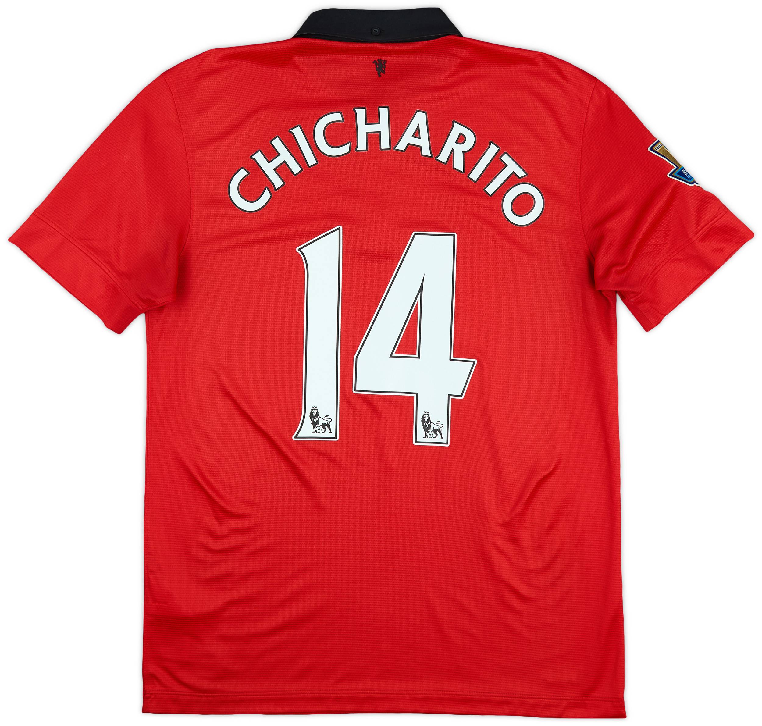 2013-14 Manchester United Home Shirt Chicharito #14 - 8/10 - (M)