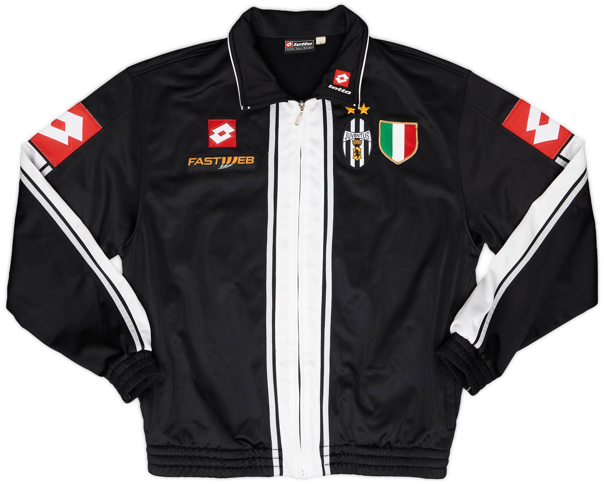 2001-02 Juventus Lotto Track Jacket - 9/10 - (L)