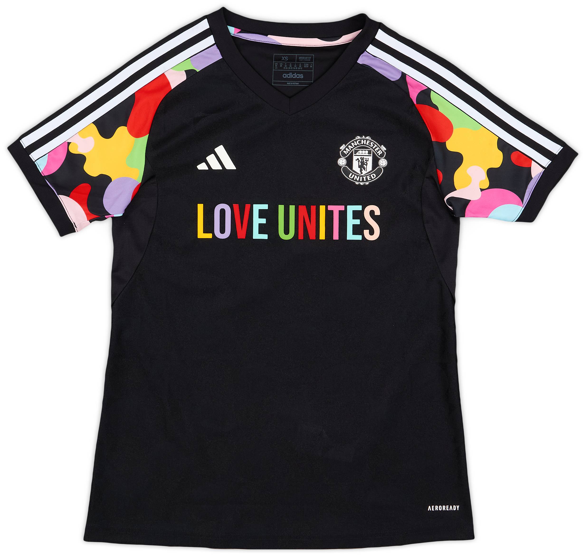 2023-24 Manchester United Love Unites adidas Training Shirt - 10/10 - (Women's XS)