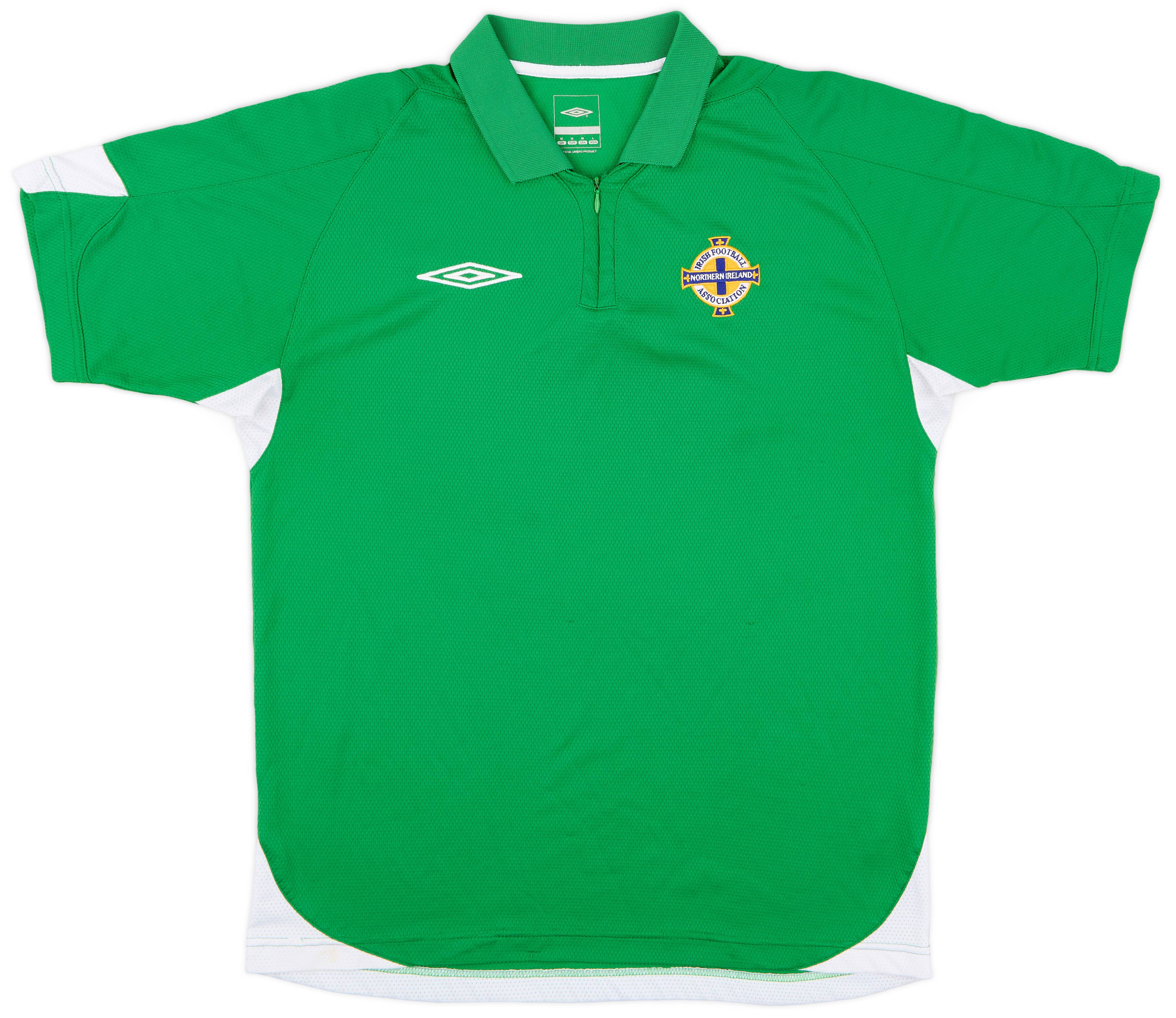 2006-08 Northern Ireland Umbro 1/4 Zip Training Shirt - 8/10 - (M)