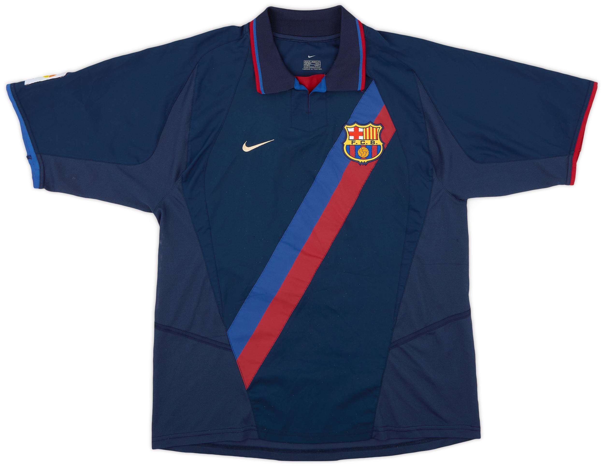 2002-03 Barcelona Away Shirt Xavi #6 - 8/10 - (M)