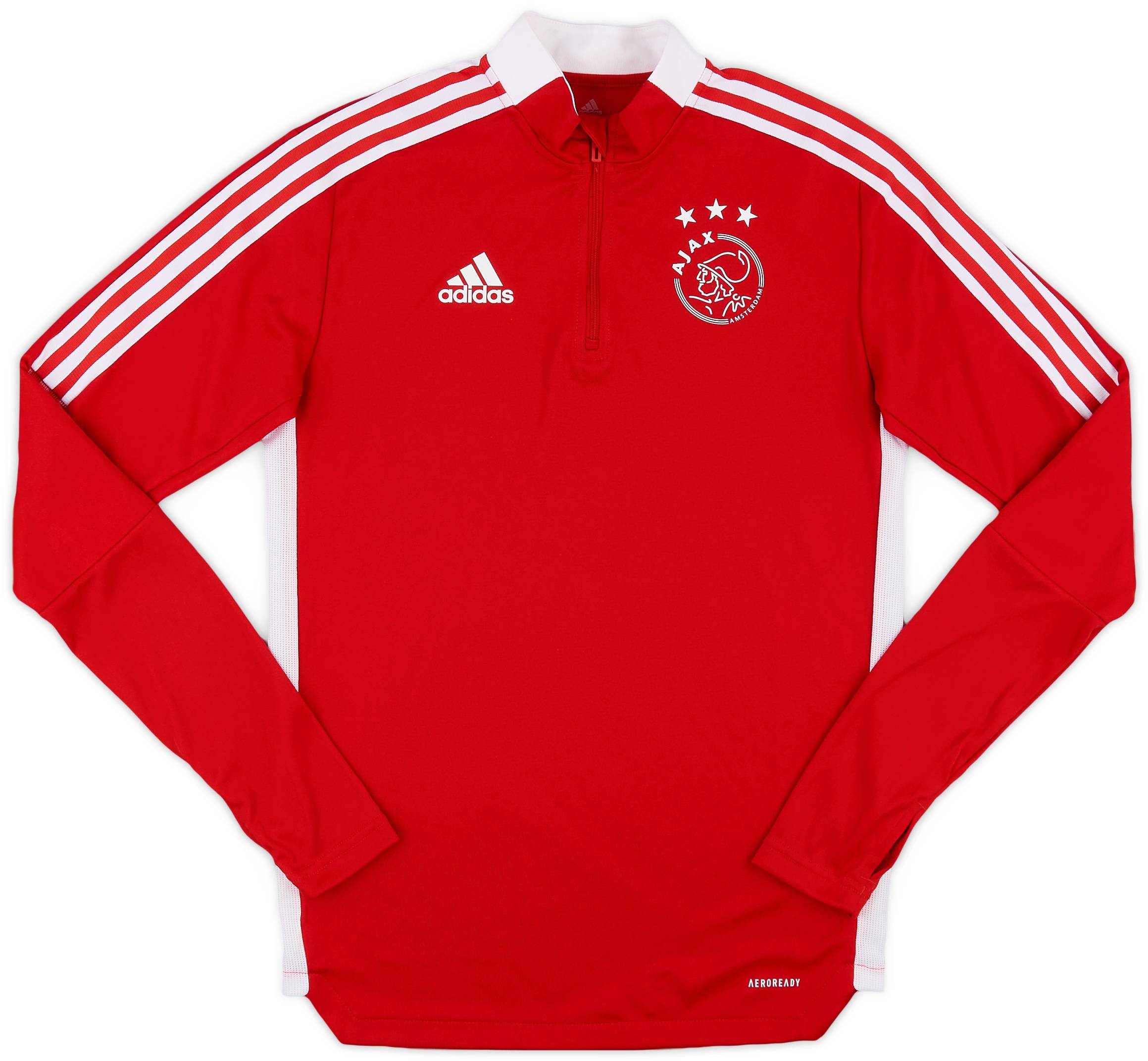2021-22 Ajax adidas 1/4 Zip Training Top - 9/10 - (S)