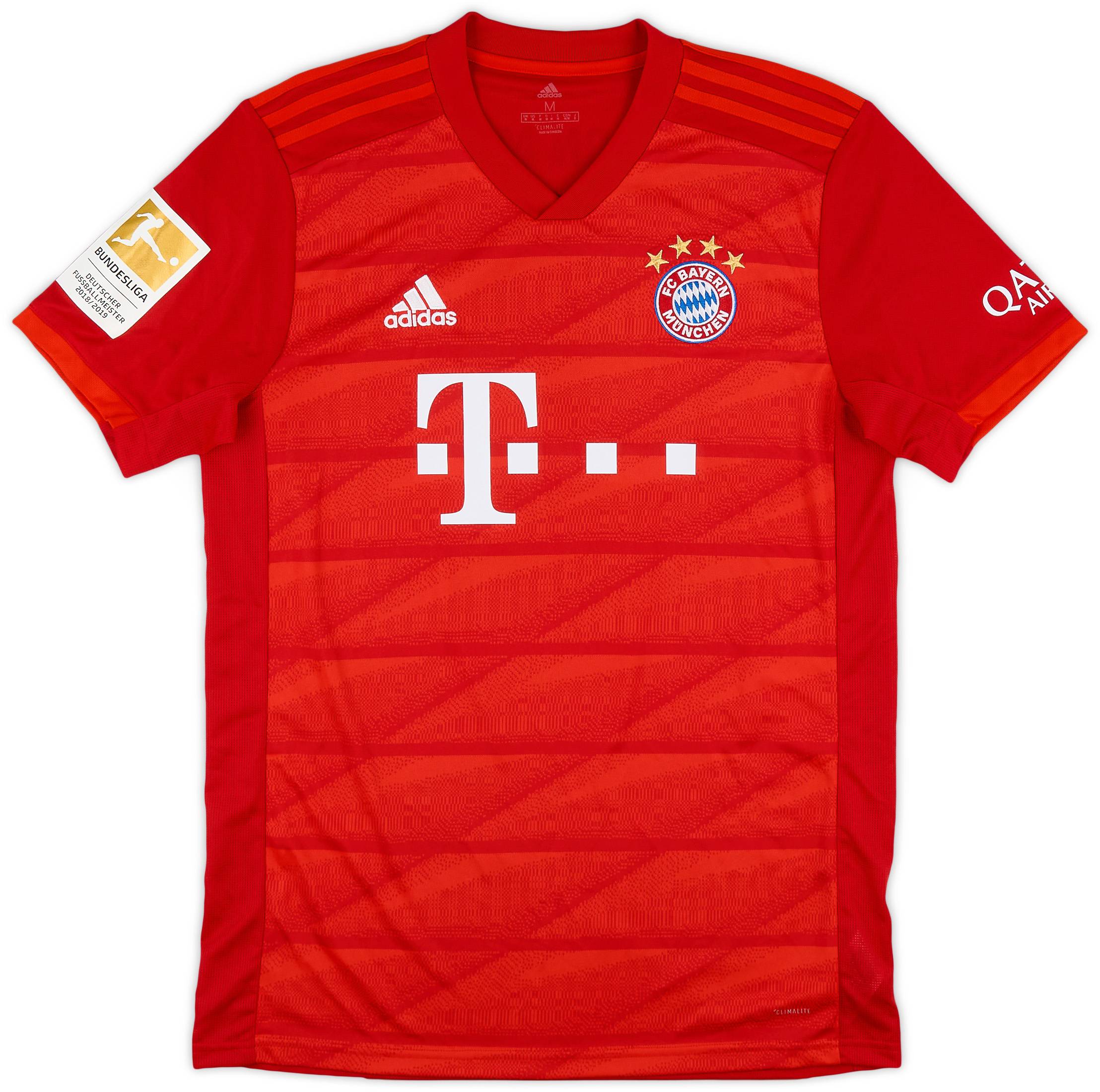 ウェア FC Bayern Munich LEWANDOWSKI 9 2019-20 Bayern Munich Home Shirt Lewandowski #9 - 9/10 - (M)