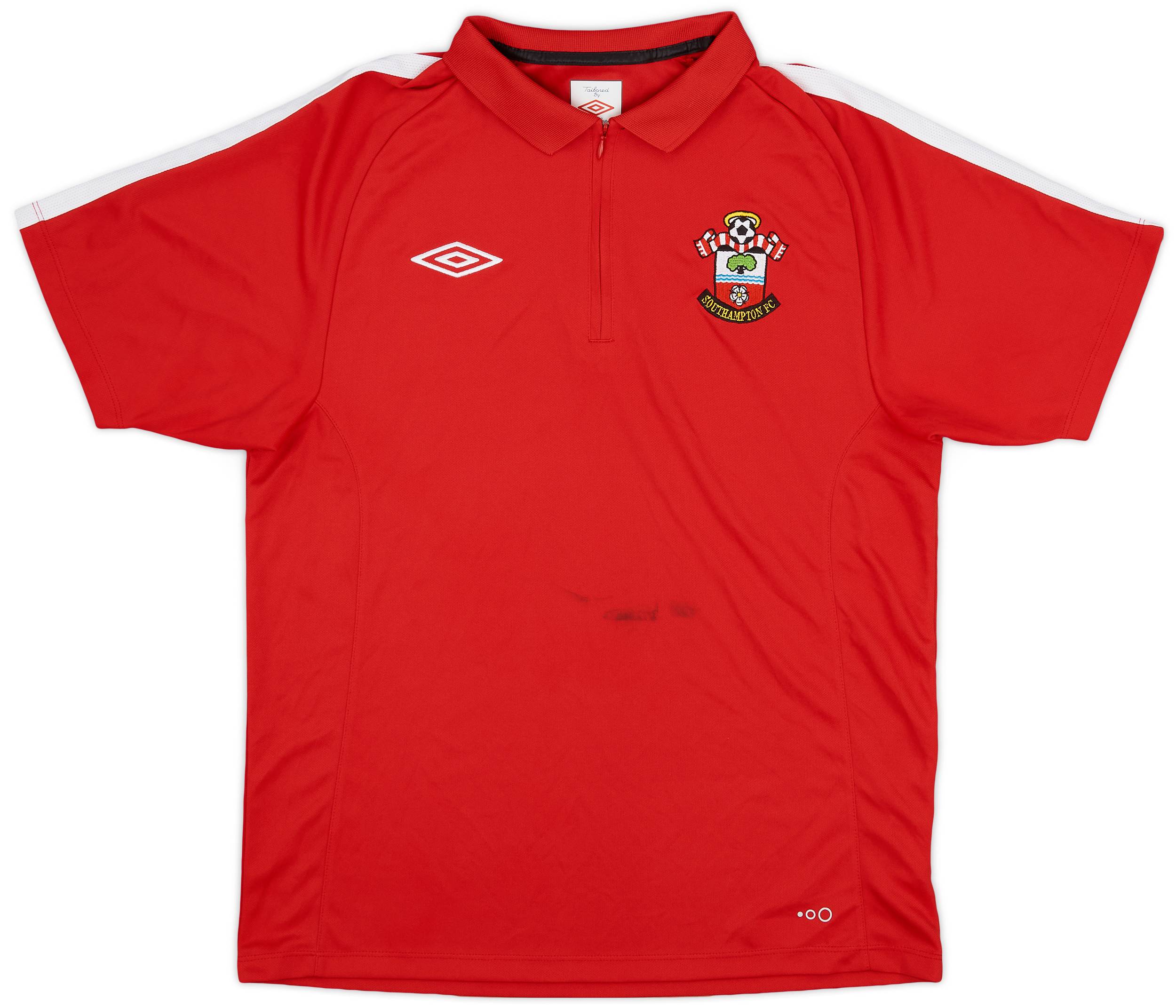 2010-11 Southampton Umbro 1/4 Zip Training Shirt - 4/10 - (M)