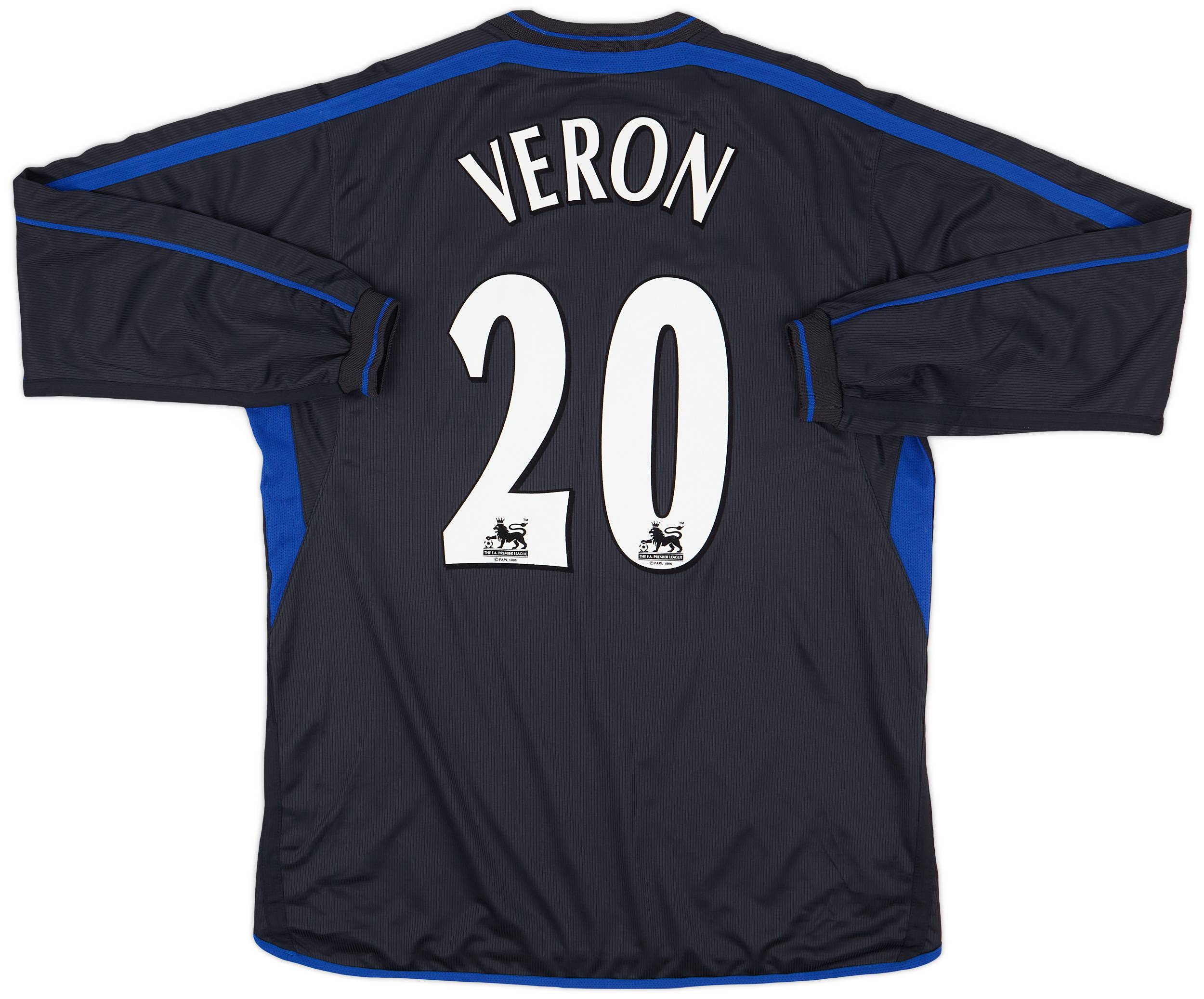 2002-04 Chelsea Away L/S Shirt Veron #20 - 8/10 - (XL)