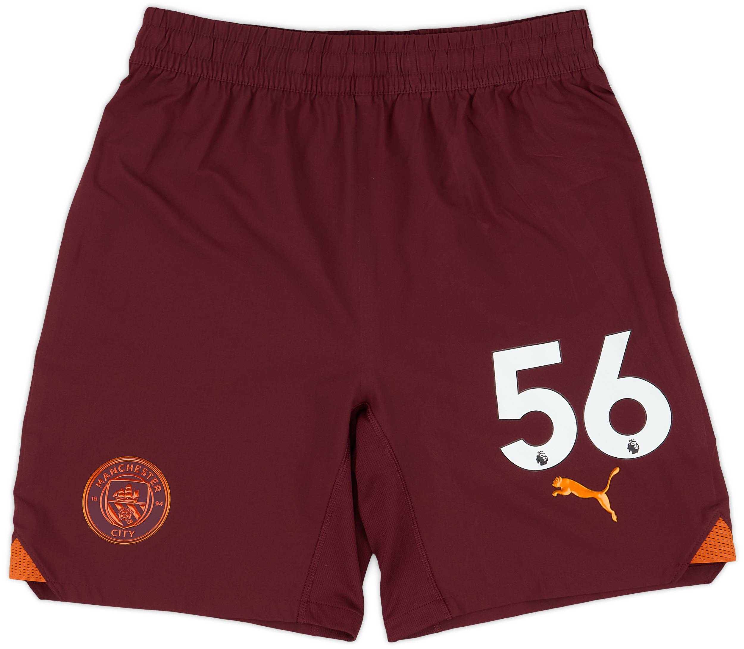 2023-24 Manchester City Match Issue Away Shorts # - 7/10 - (L)