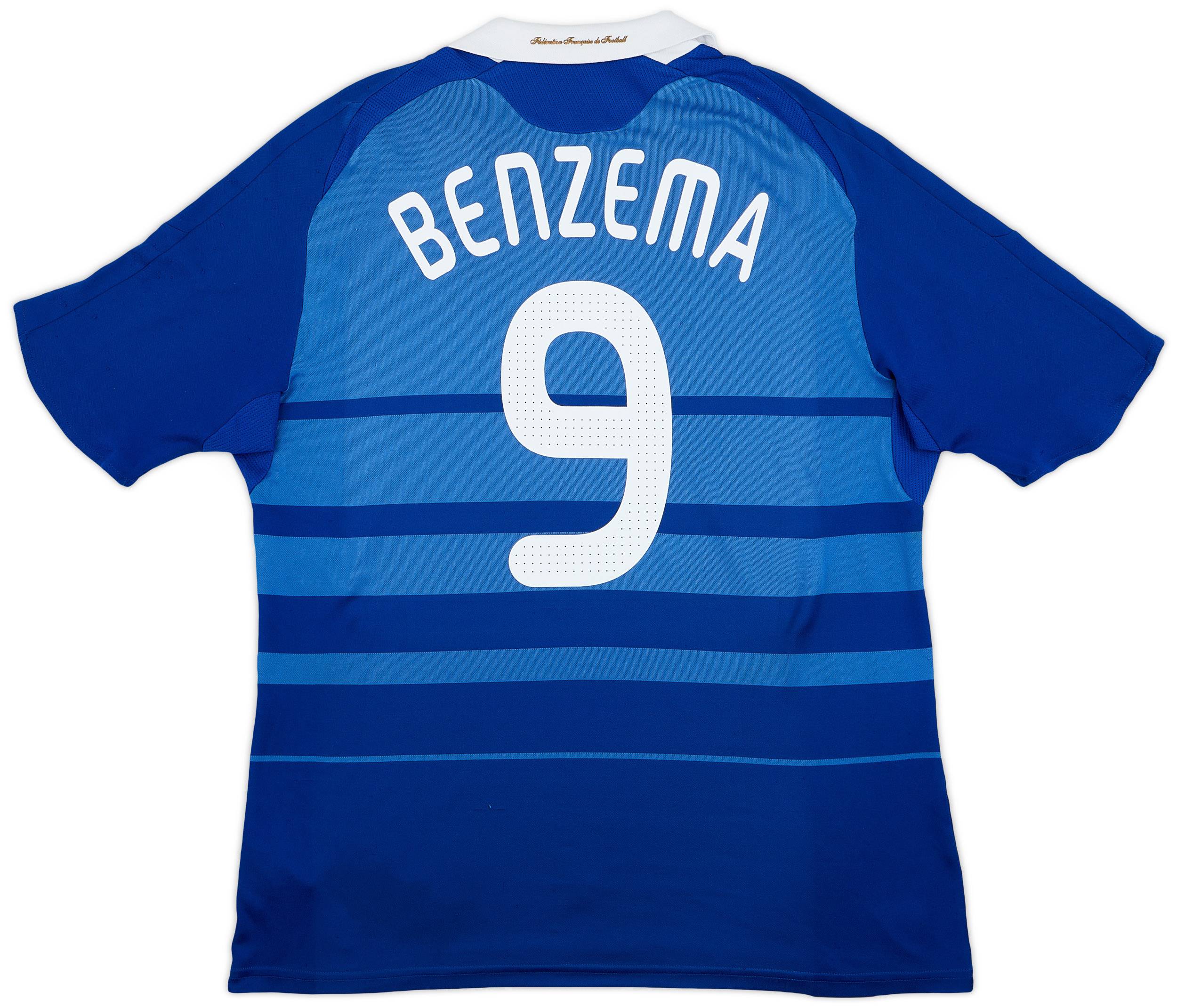 2008-09 France Home Shirt Benzema #9 - 6/10 - (XL)