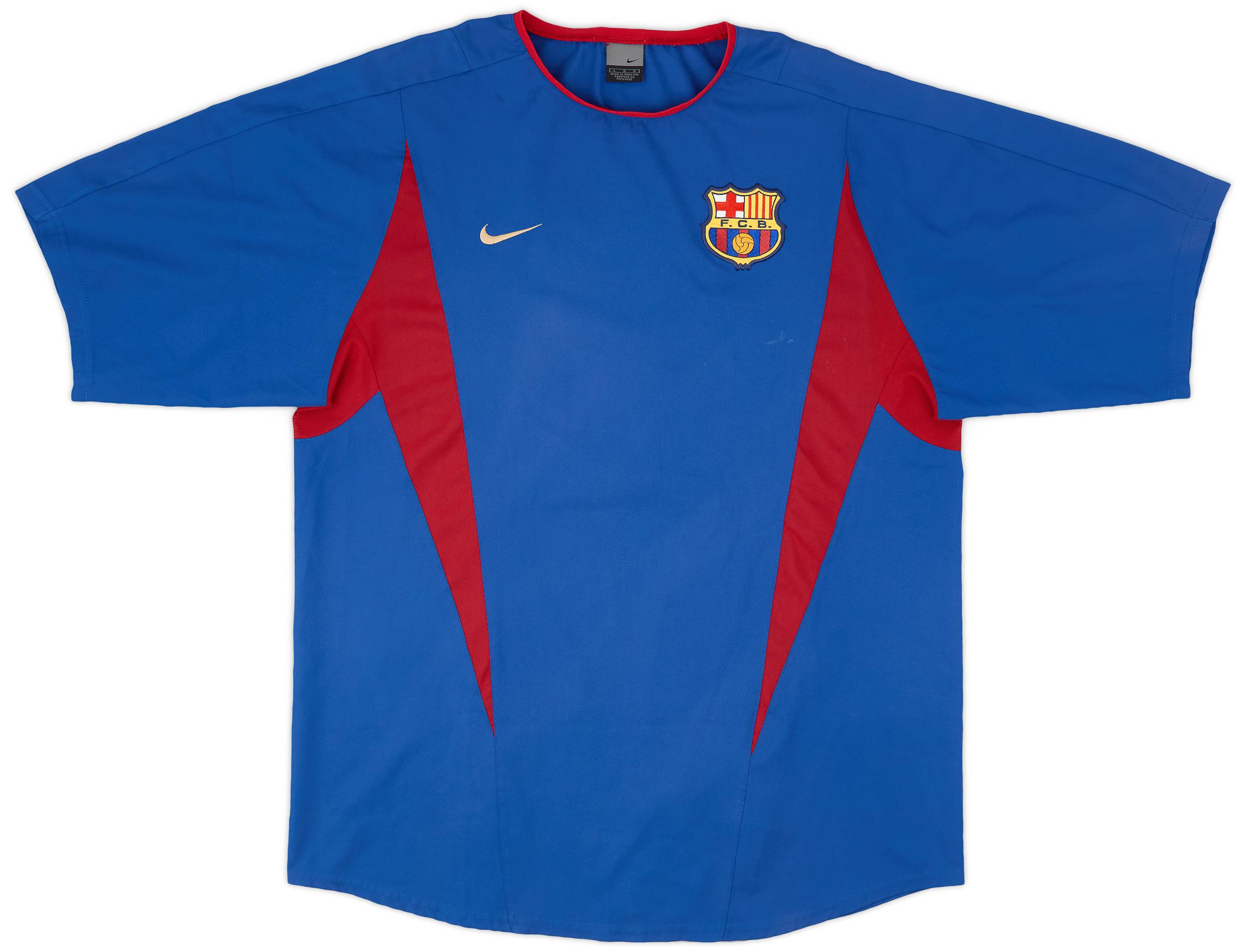 2002-03 Barcelona Nike Training Shirt - 5/10 - (L)