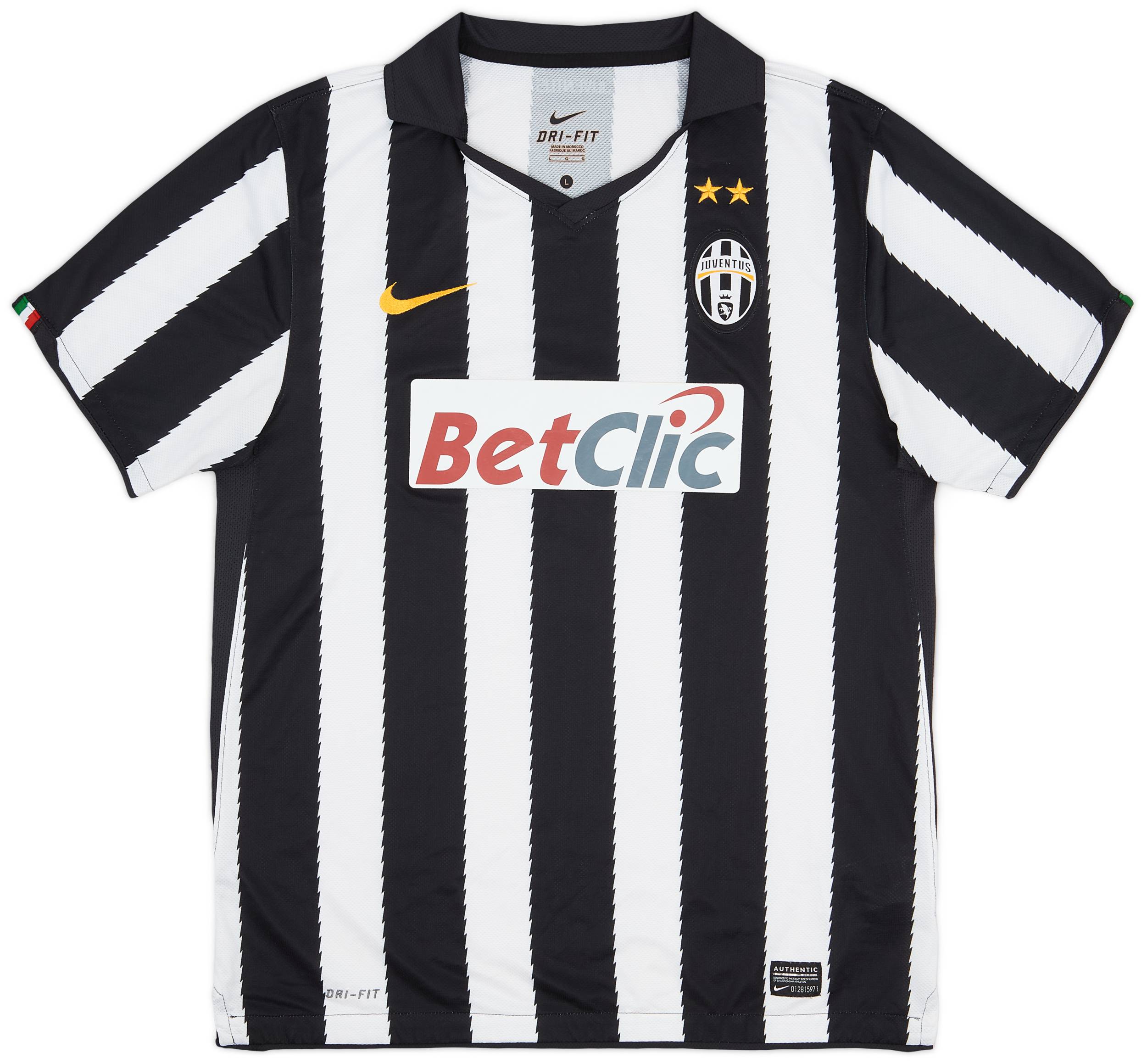2010-11 Juventus Home Shirt - 8/10 - (L)