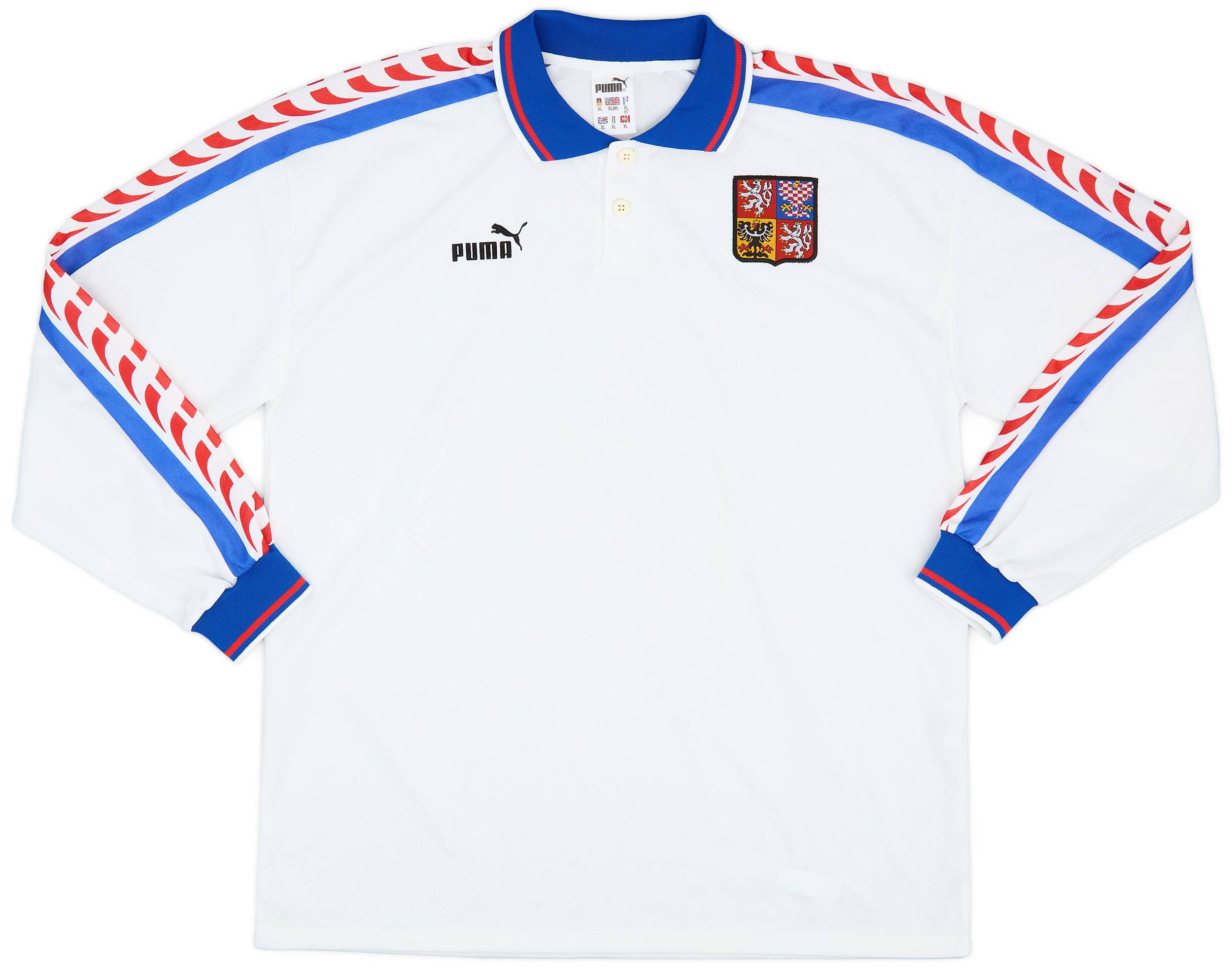 1996-98 Czech Republic Away L/S Shirt - 8/10 - (XL)