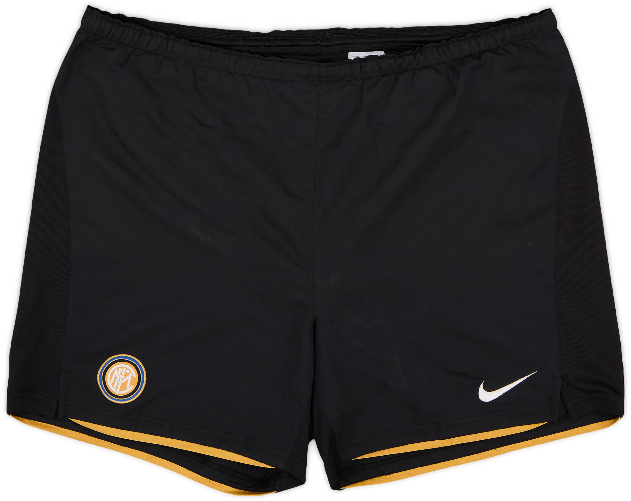 2008-09 Inter Milan Home Shorts - 5/10 - (XL)