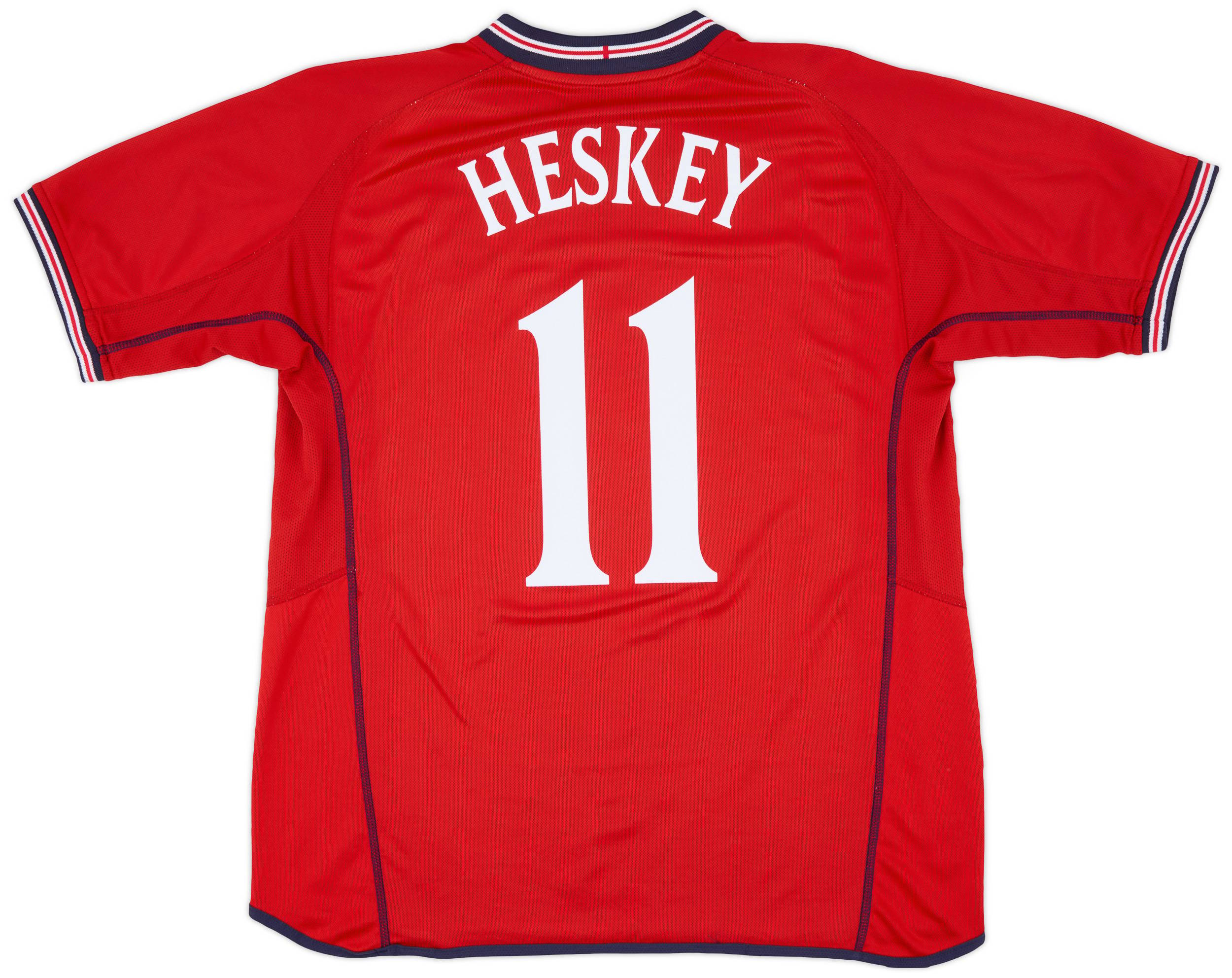 2002-04 England Away Shirt Heskey #11 - 9/10 - (XL)