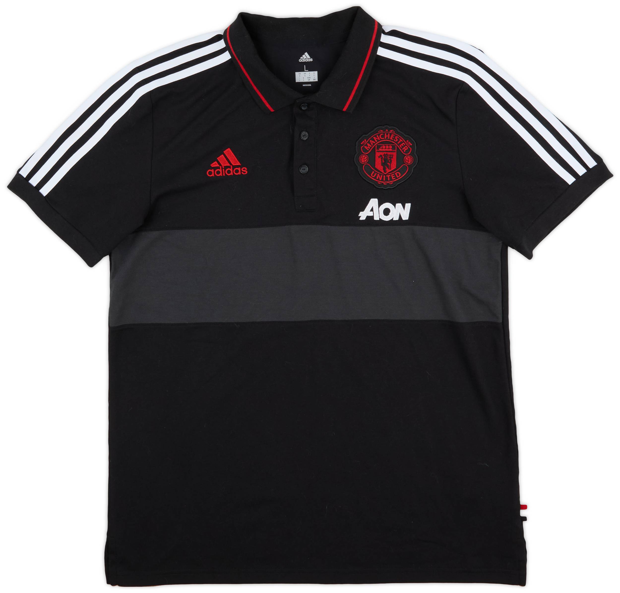 2018-19 Manchester United adidas Polo Shirt - 10/10 - (L)