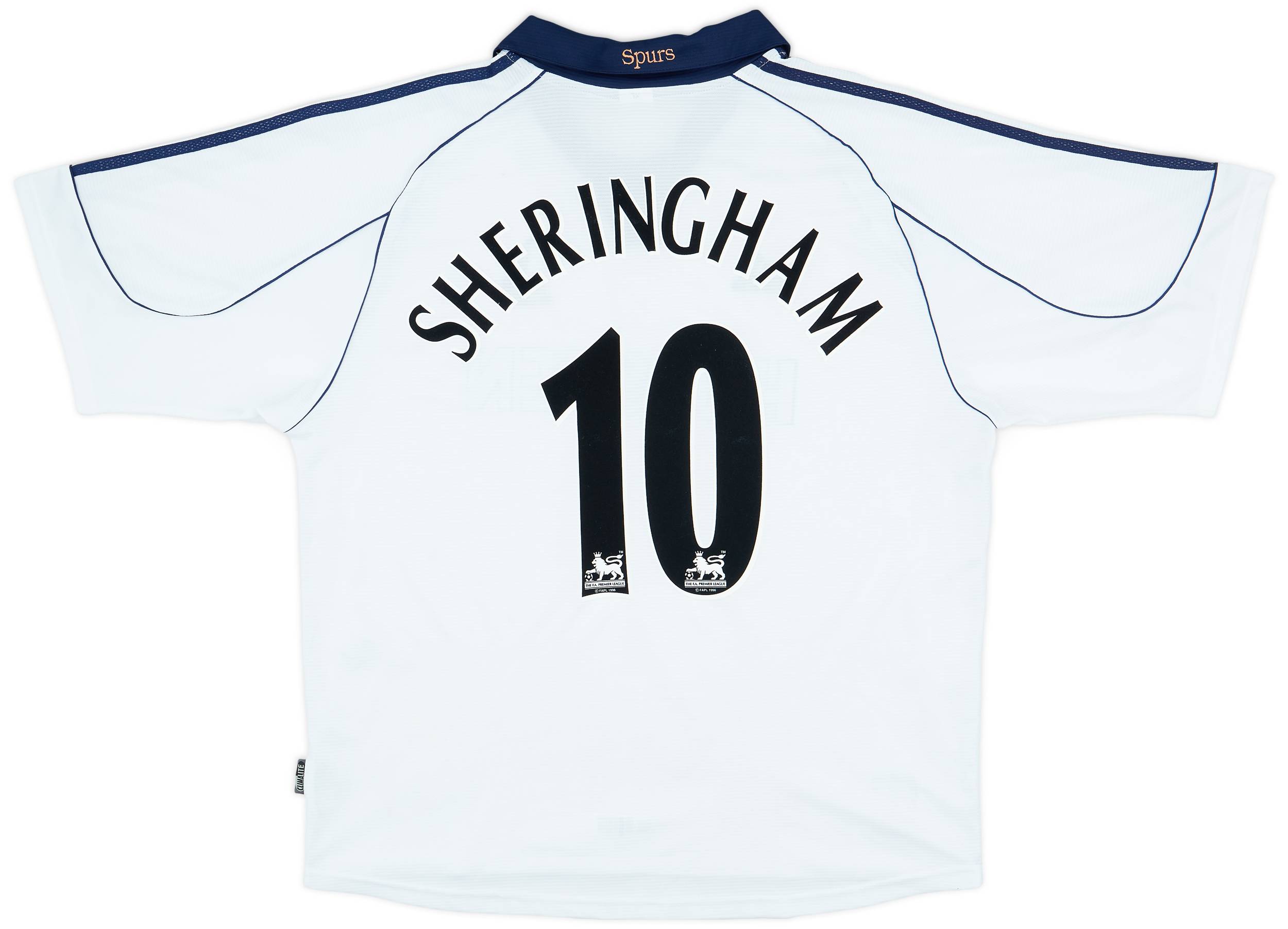 1999-01 Tottenham Home Shirt Sheringham #10 - 8/10 - (XL)