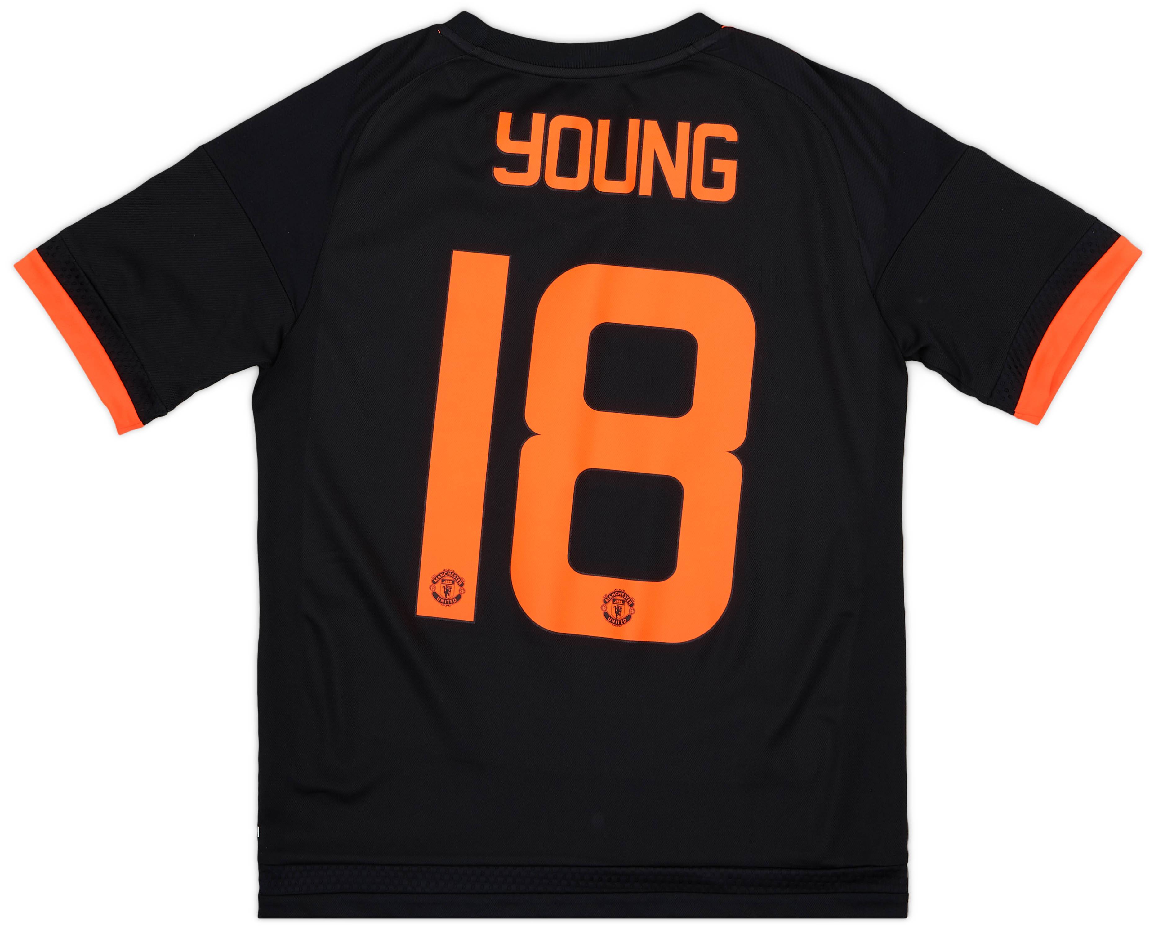 2015-16 Manchester United Third Shirt Young #18 - 9/10 - (L.Boys)