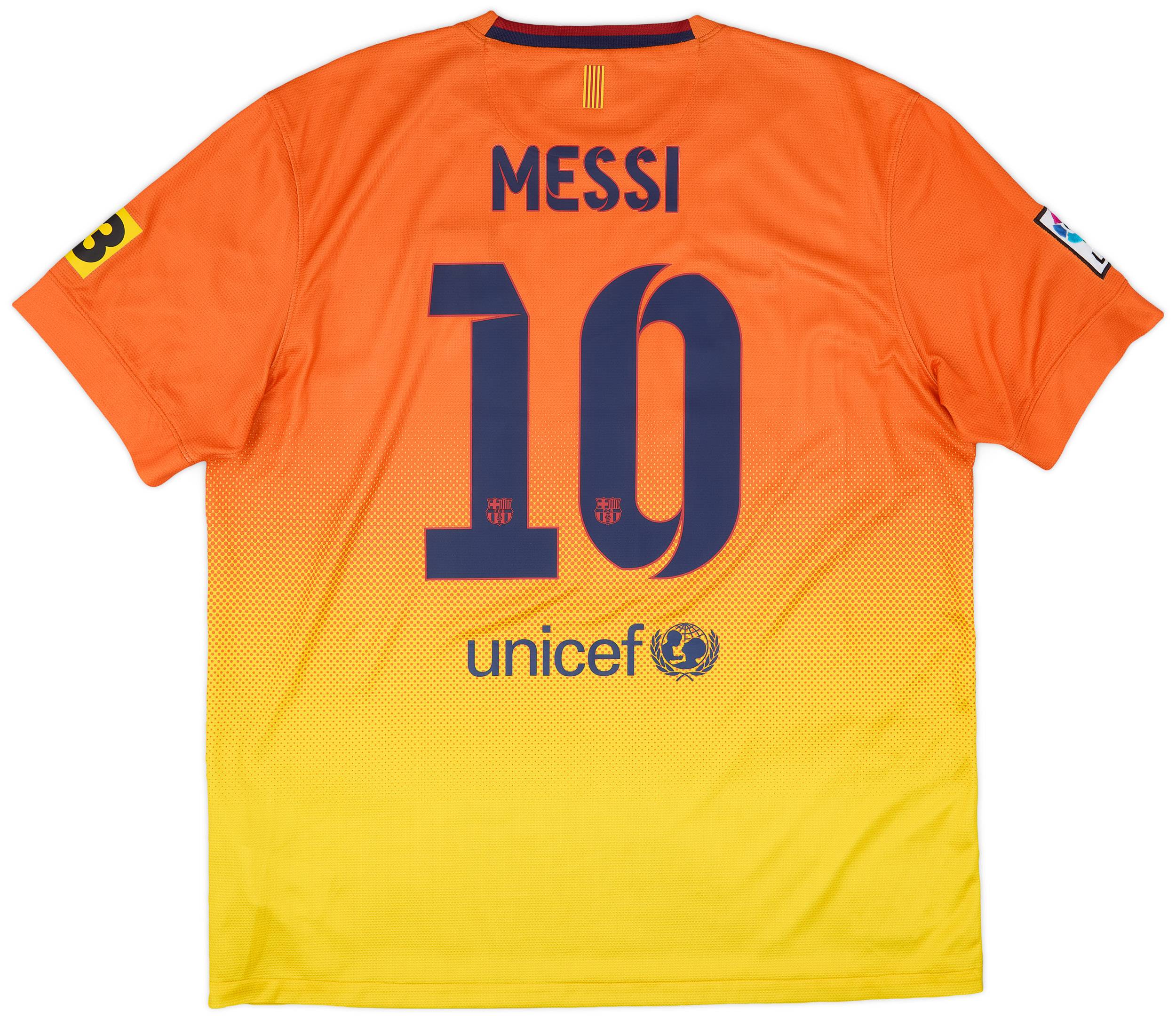2012-13 Barcelona Away Shirt Messi #10 - 7/10 - (XL)