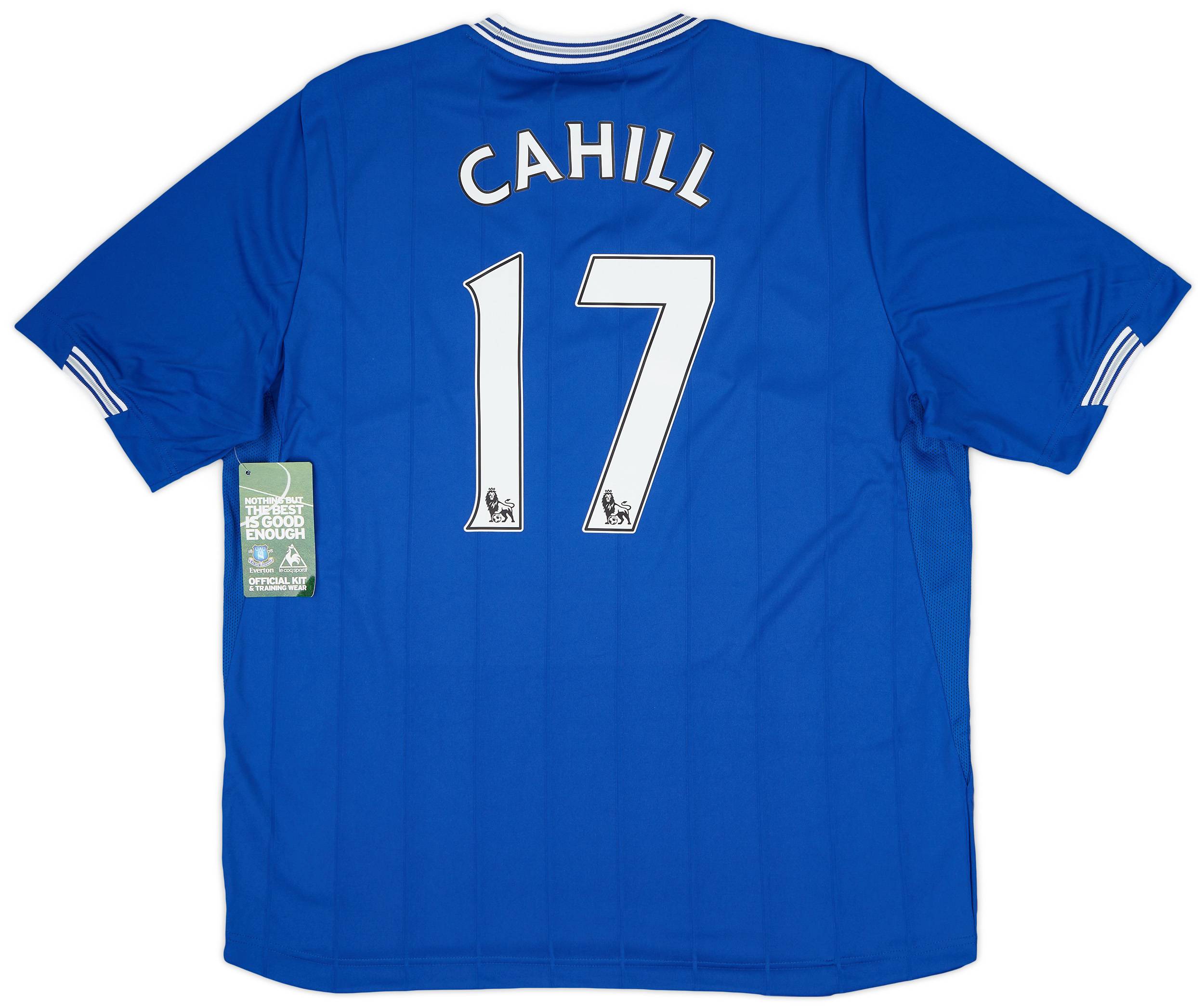 2009-10 Everton Home Shirt Cahill #17 (XL)