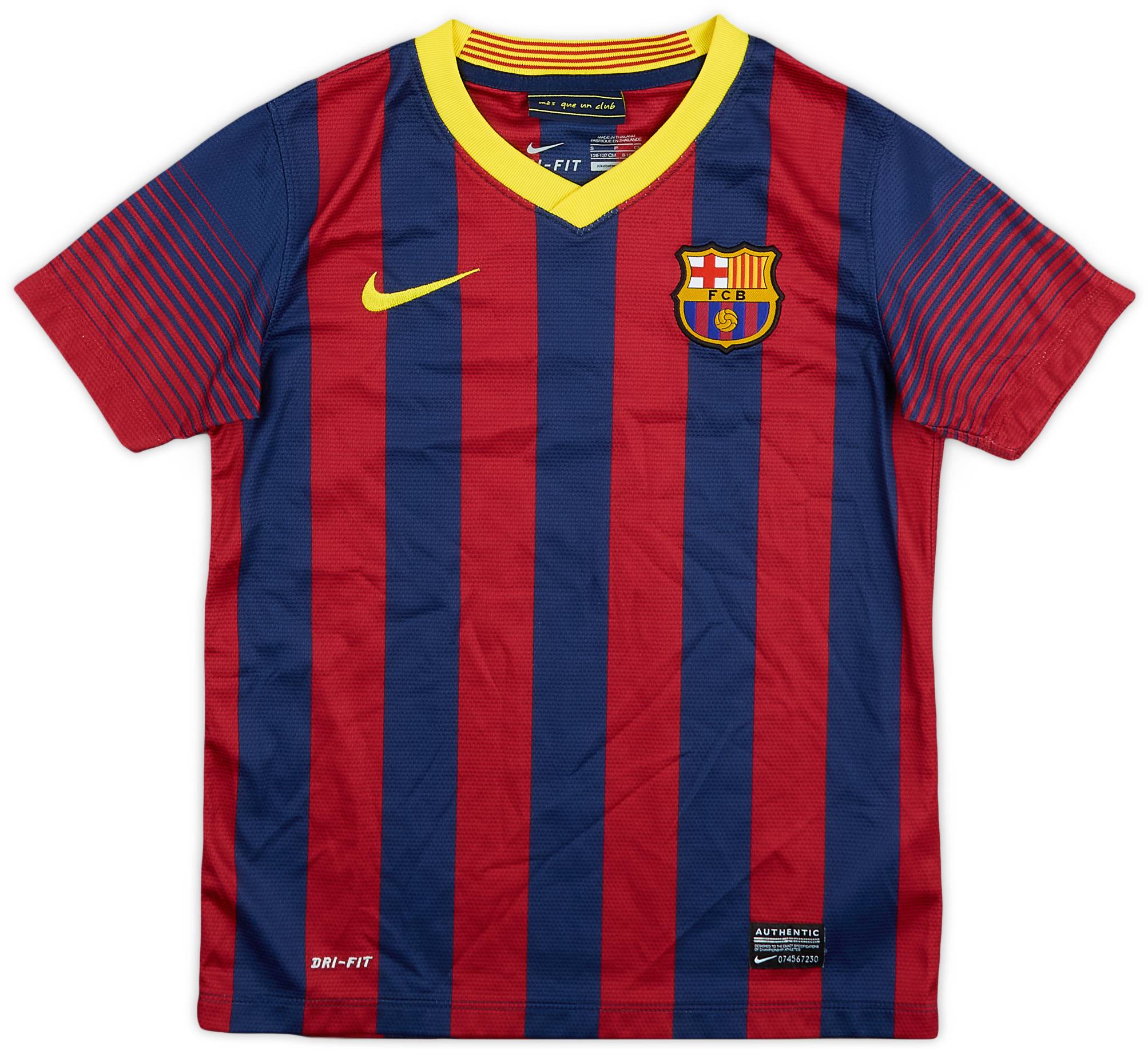 2013-14 Barcelona Home Shirt - 8/10 - (S.Boys)