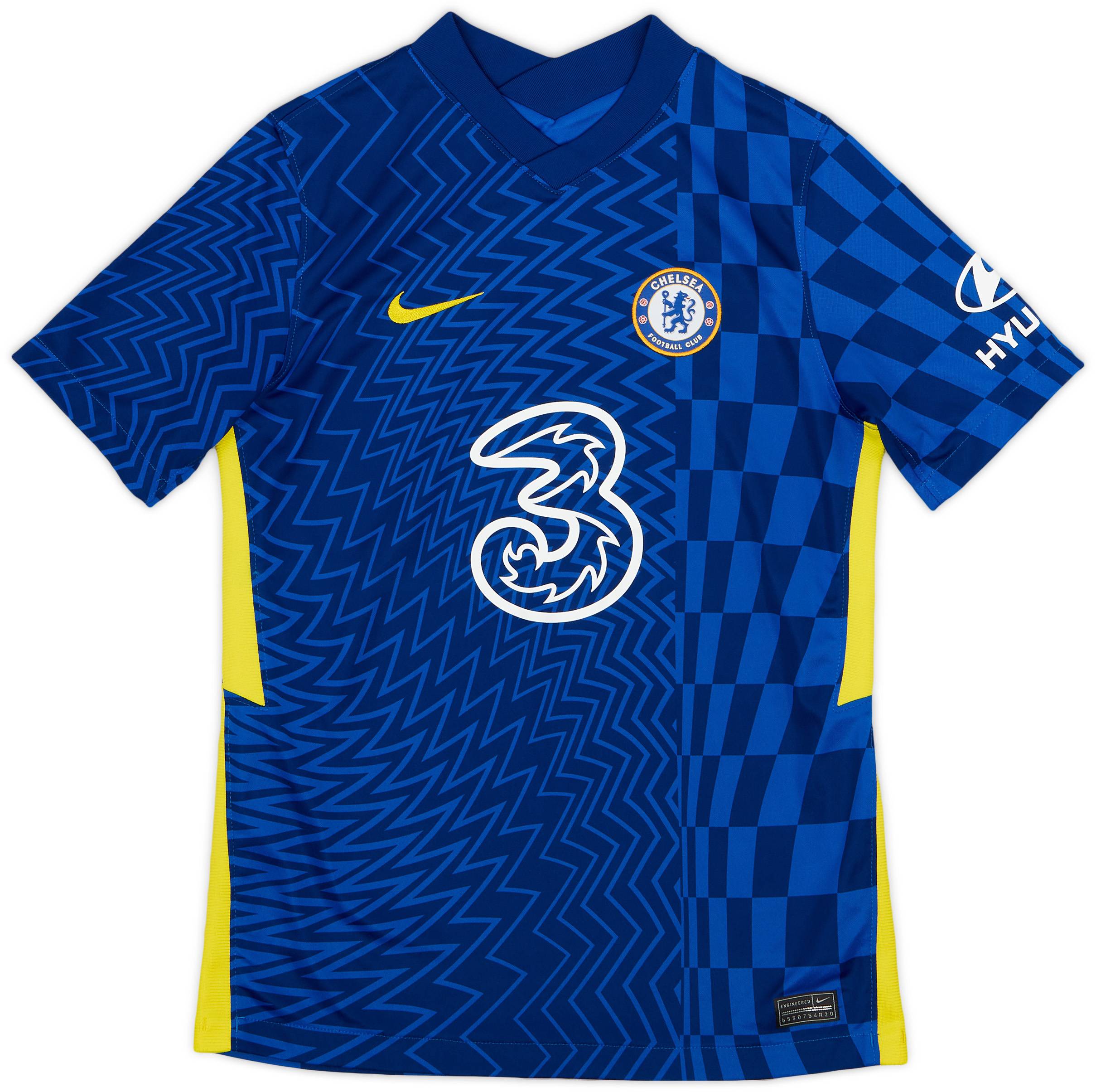 2021-22 Chelsea Home Shirt - 10/10 - (XL.Boys)