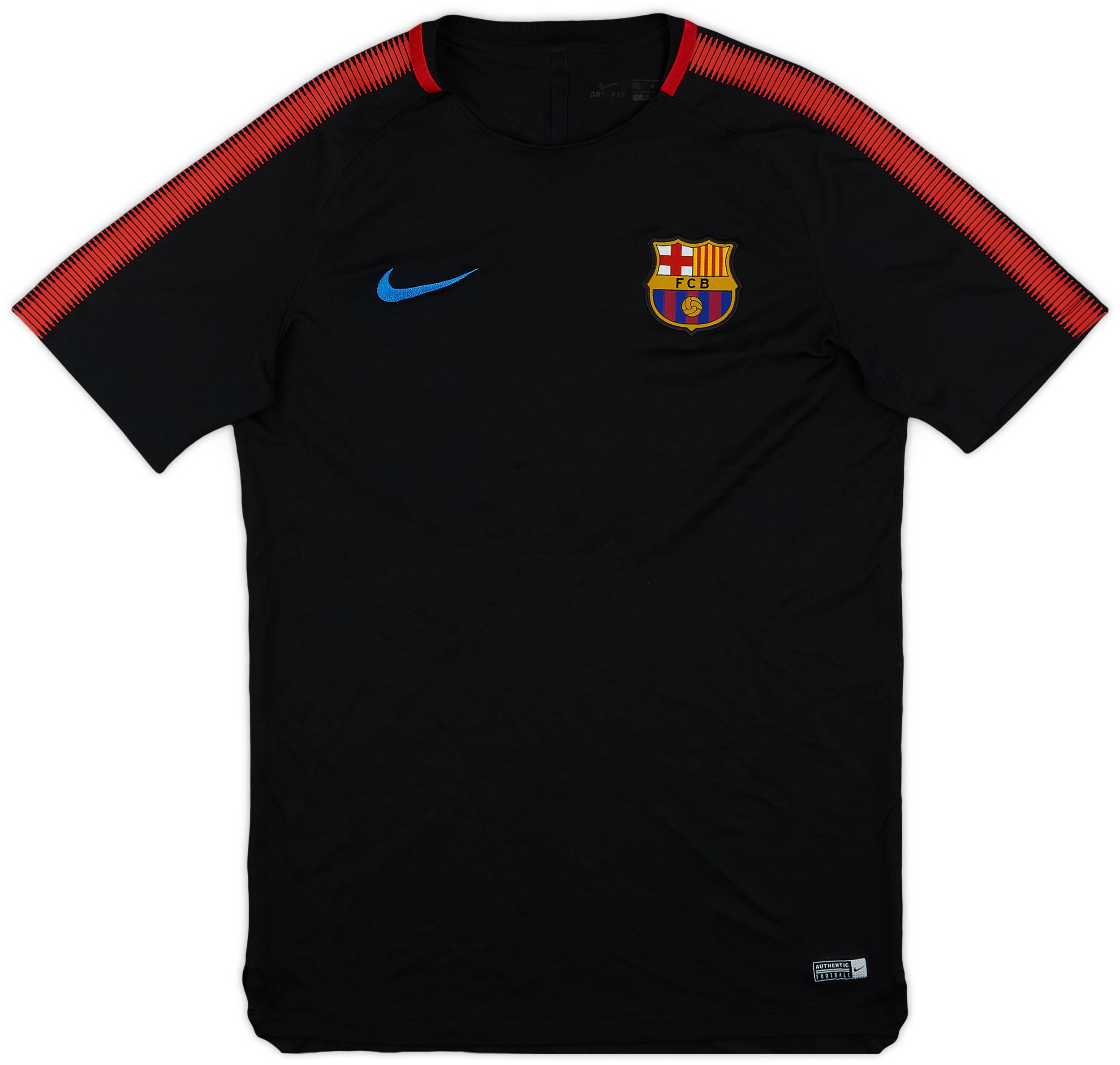2017-18 Barcelona Nike Training Shirt - 8/10 - (S)