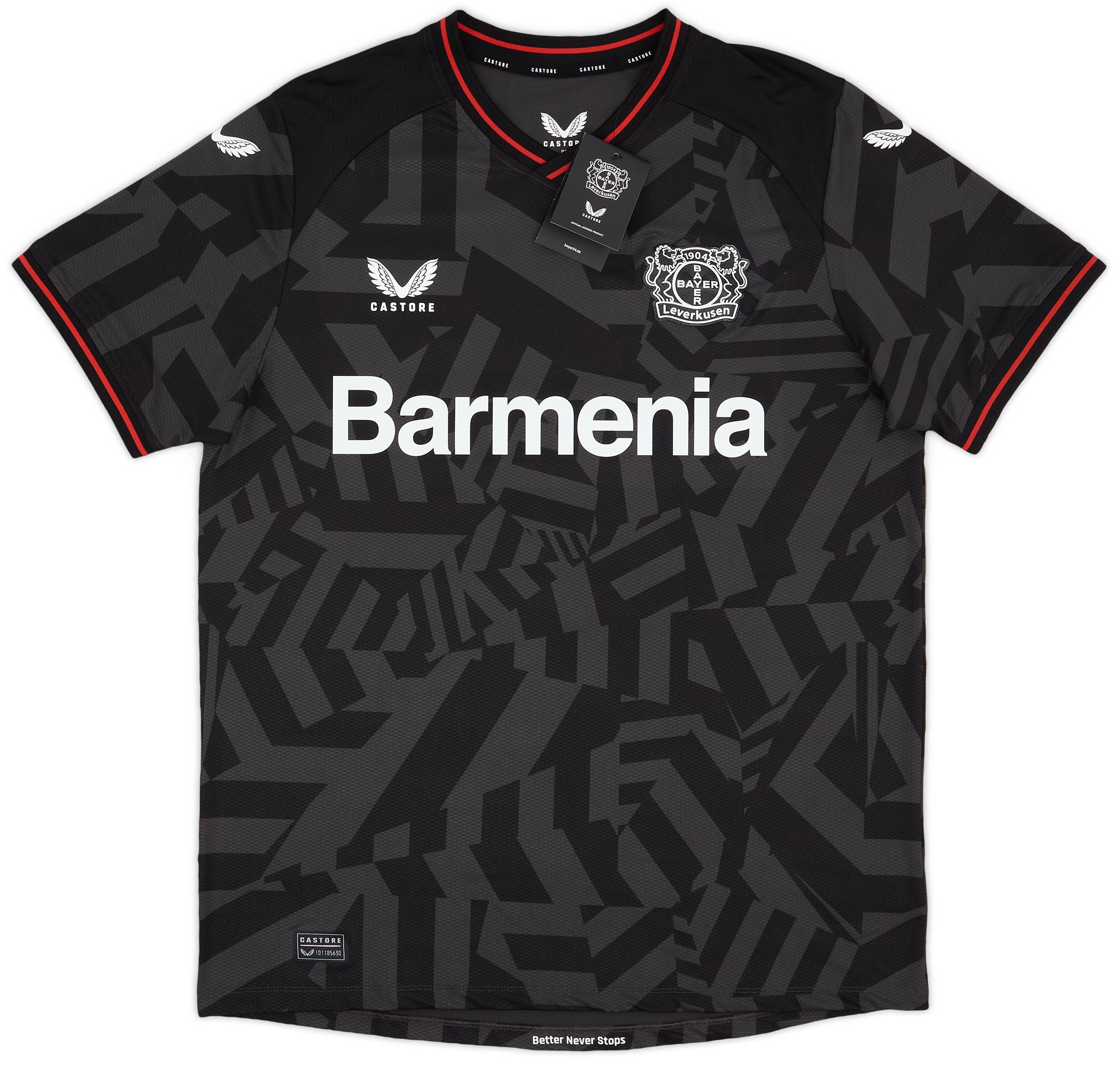2022-23 Bayer Leverkusen Player Issue Pro Away Shirt Wirtz #27