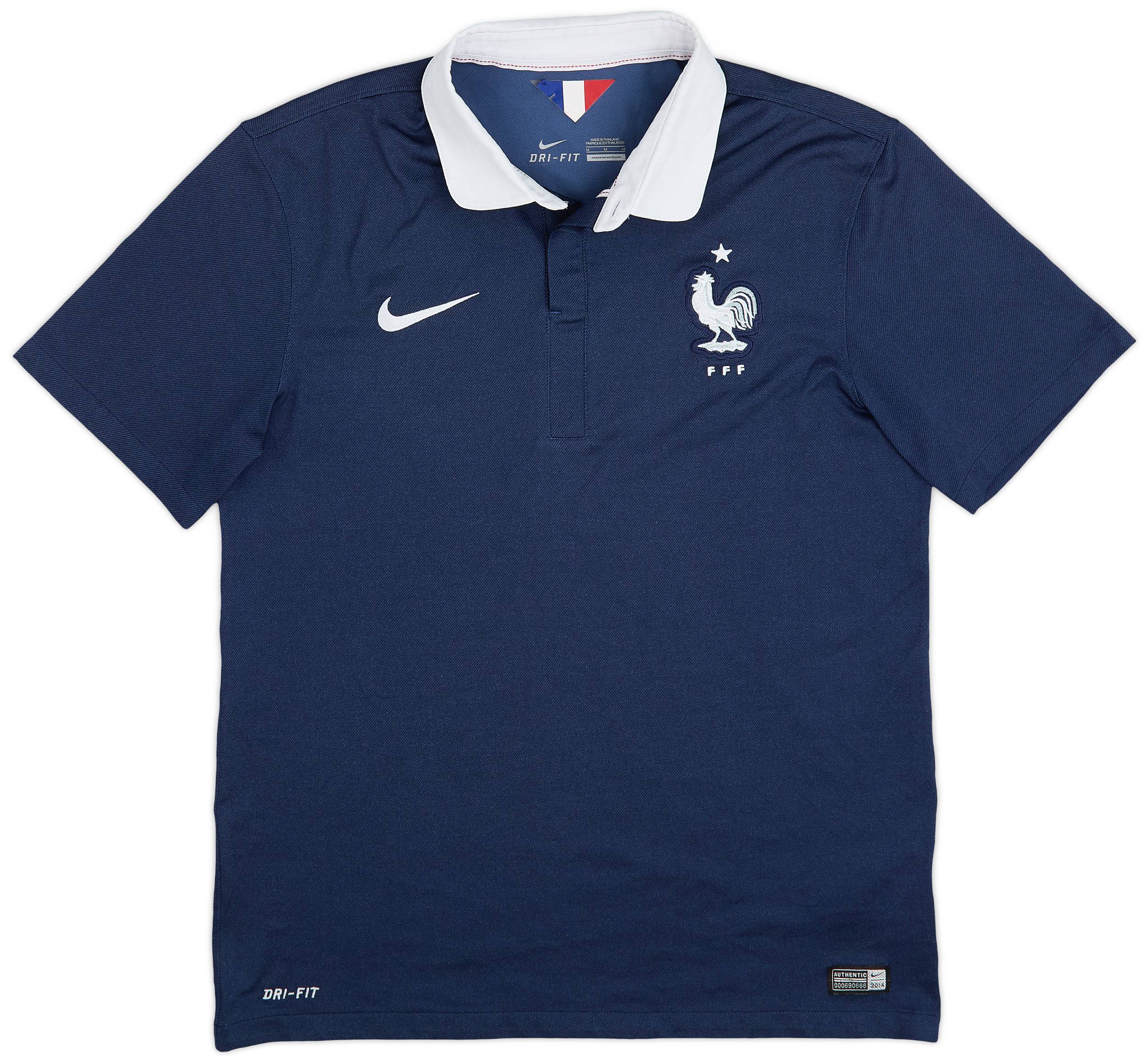 2014-15 France Home Shirt - 8/10 - (M)