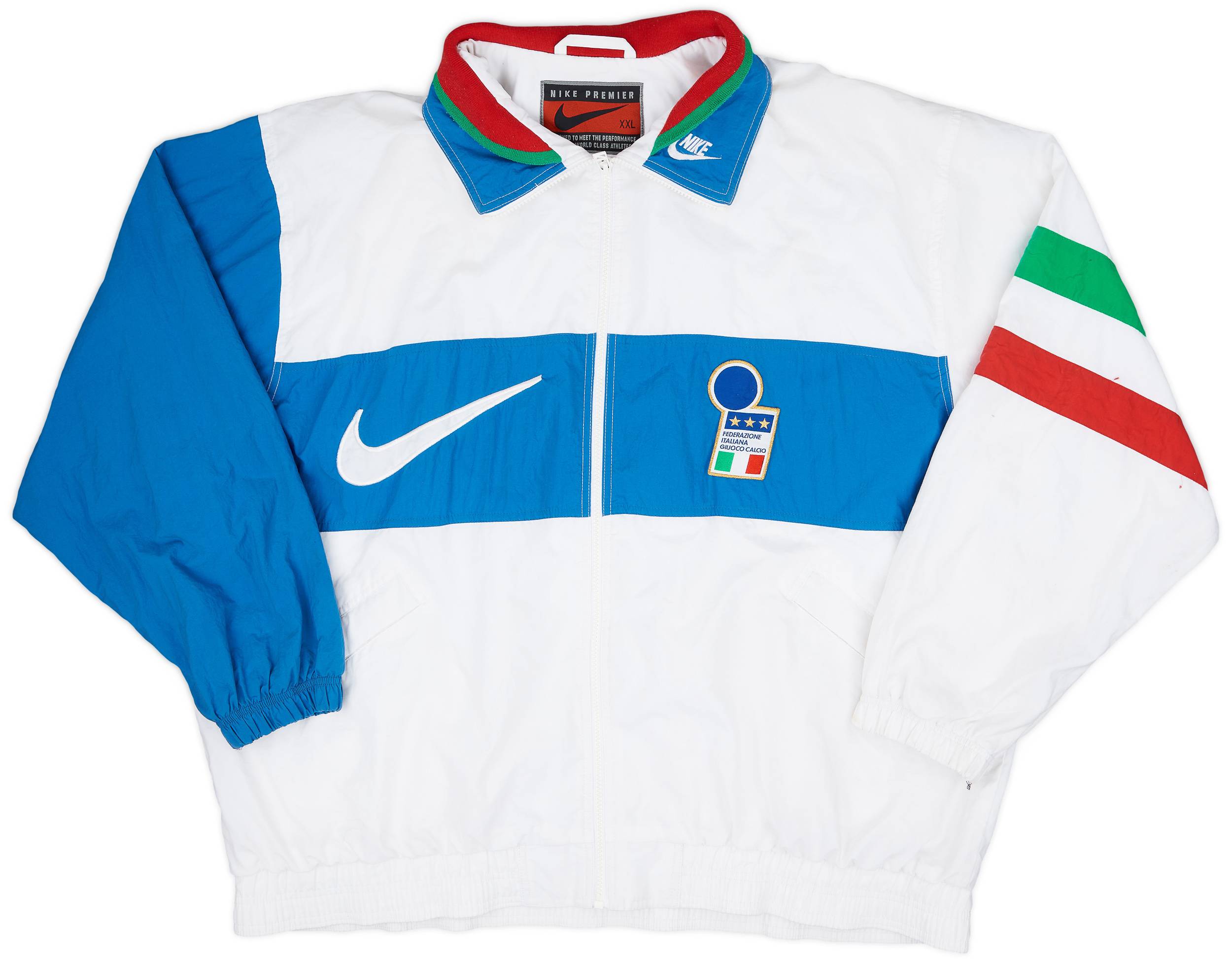 1994-96 Italy Nike Track Jacket - 8/10 - (XXL)