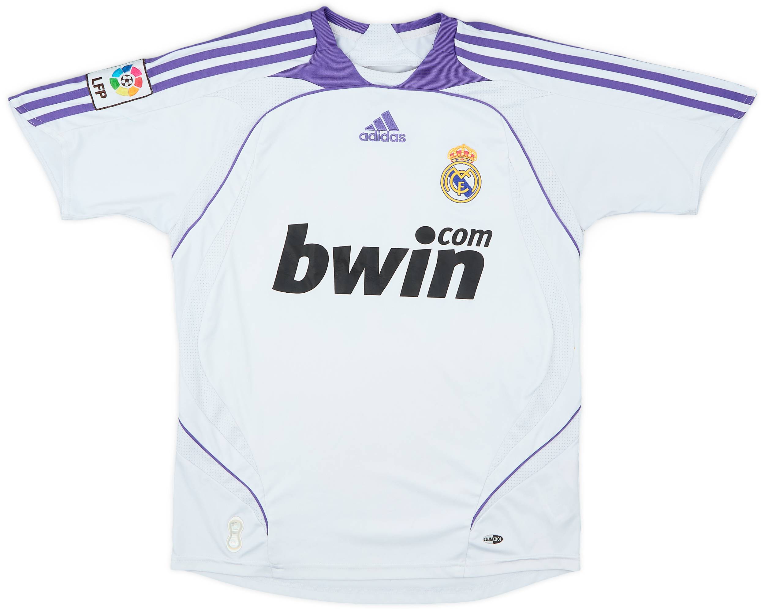 2007-08 Real Madrid Home Shirt - 7/10 - (L.Boys)