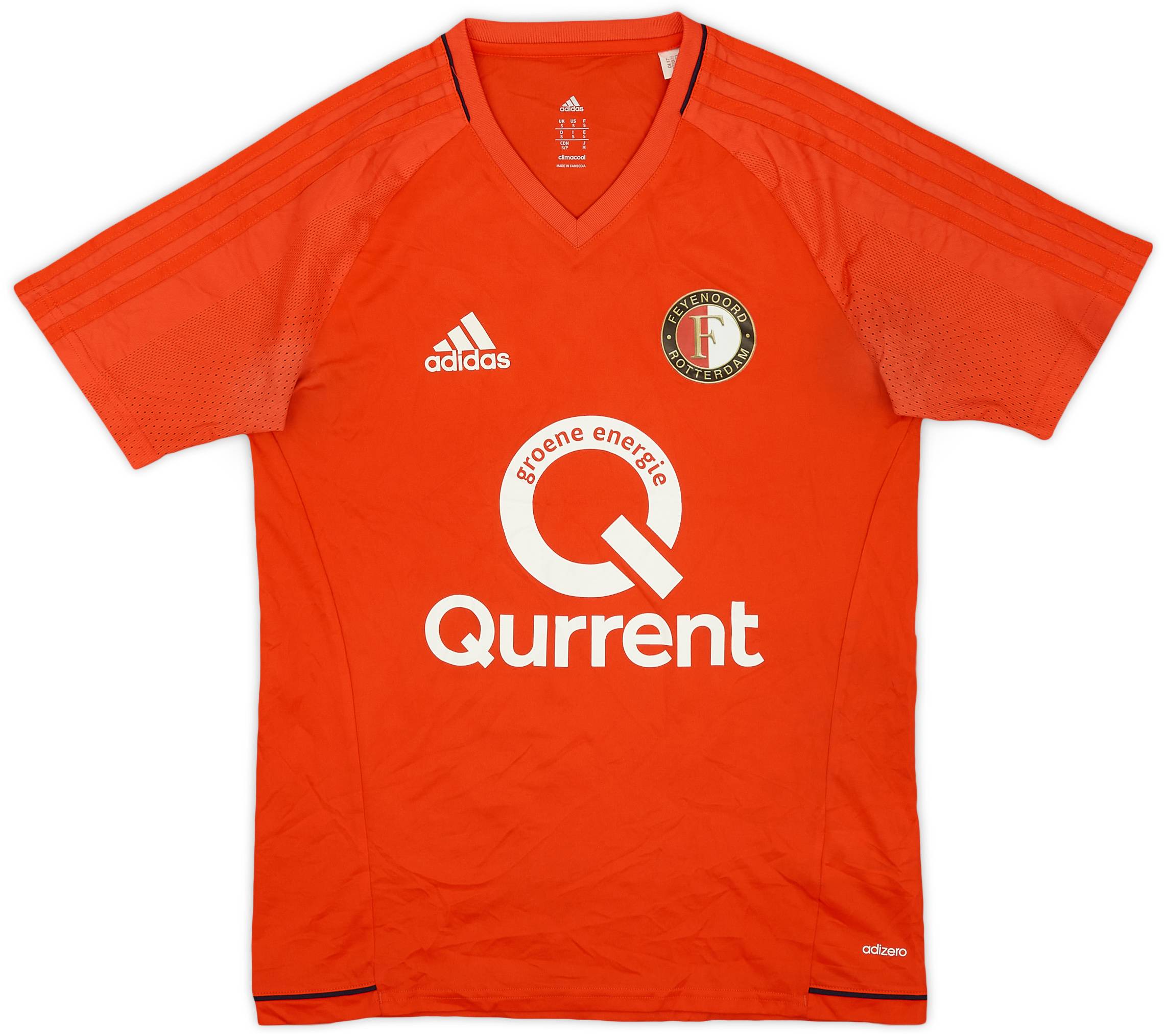 2017-18 Feyenoord adizero Training Shirt - 9/10 - (S)