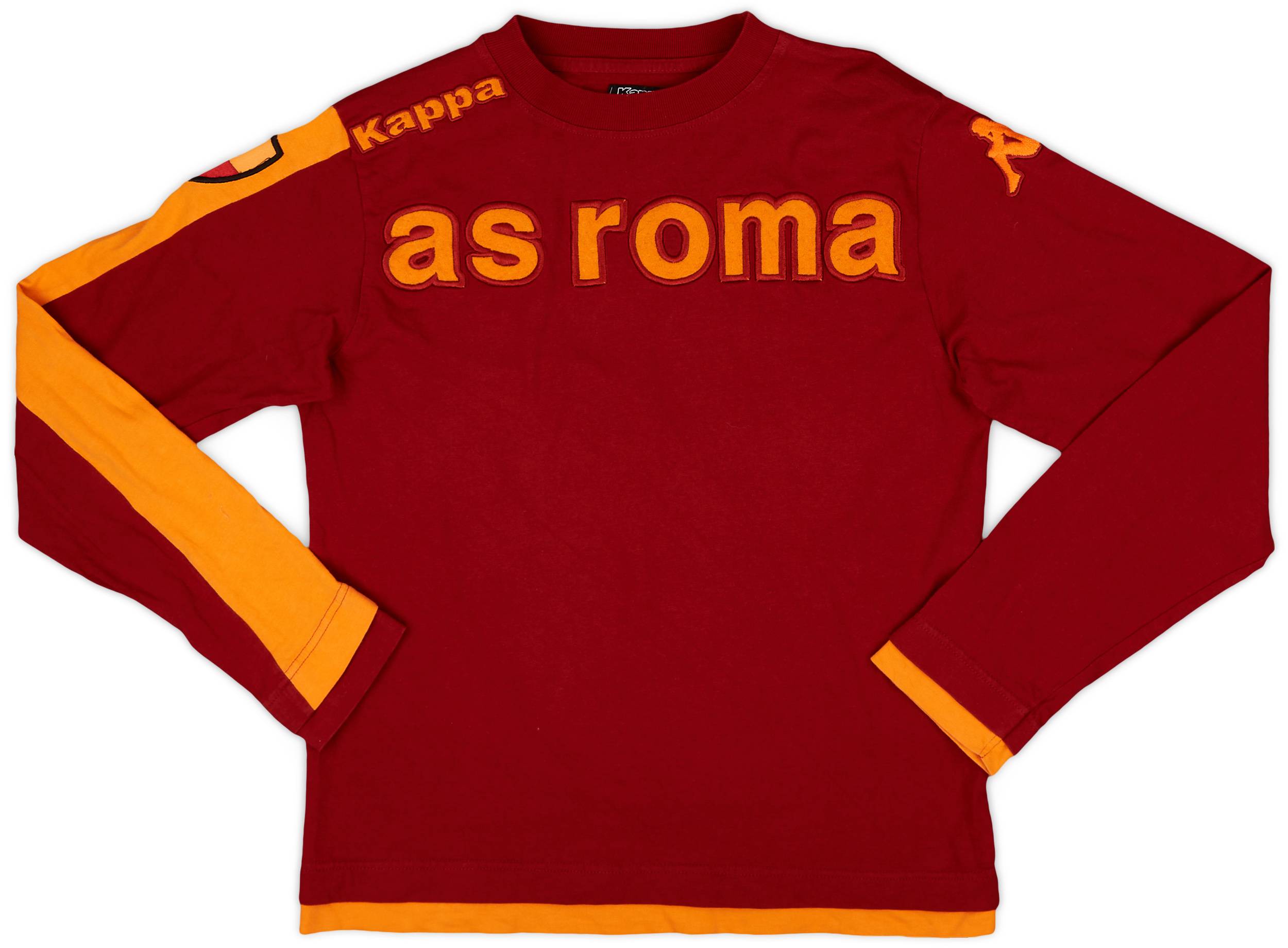 2009-10 Roma Kappa Training L/S Shirt - 8/10 - (XS)