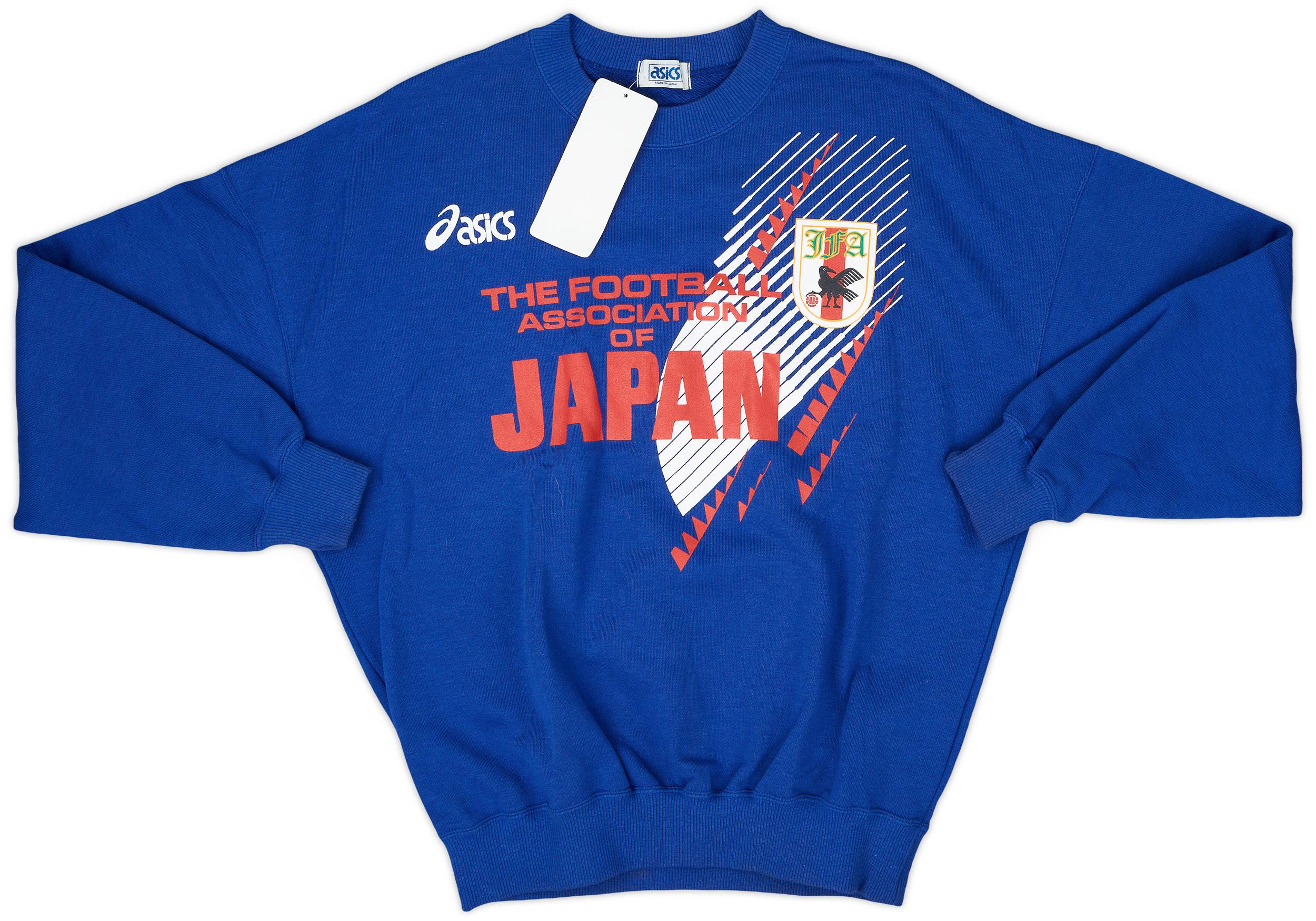 ウェア 90s Asics japan soccer sweat shirt vtg Rare!!! Vintage 90s Asics Japan Football Association JFA Big